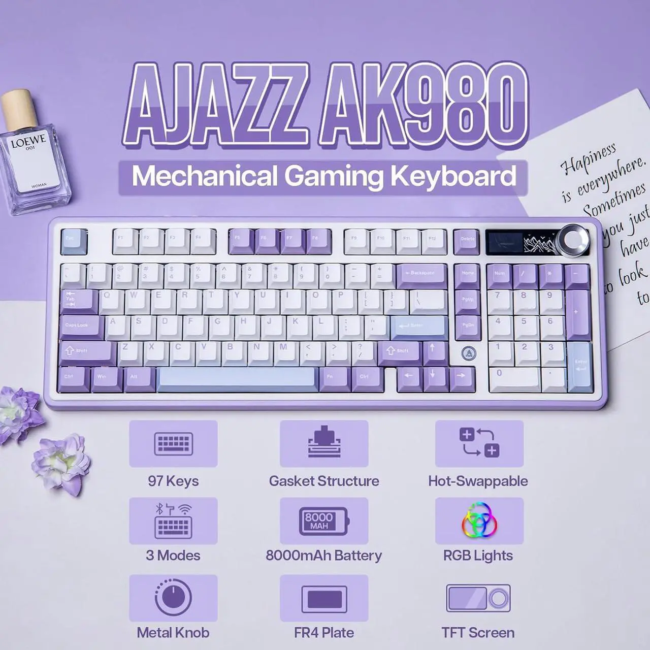 FirstBlood AK980 Gaming Mechanical Keyboard