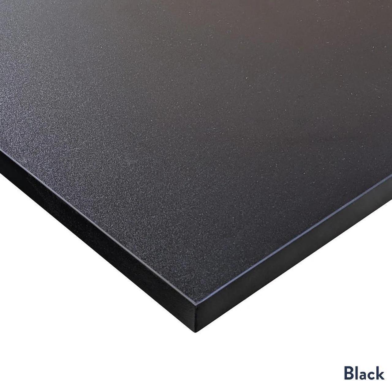 Alt view image 7 of 7 - Desky Dual Laminate Sit Stand Desk - Black / 59.1 x 29.5 in / Grey