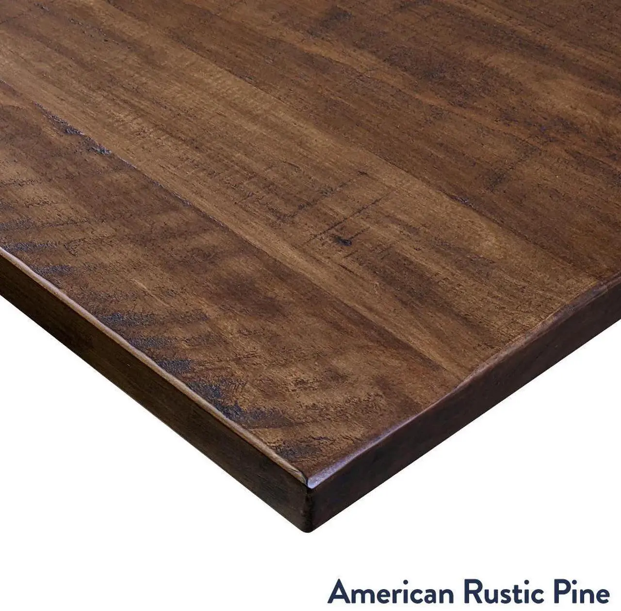 Alt view image 5 of 7 - Desky Zero Softwood Office Desk - American Rustic Pine / 72 x 30 in / White