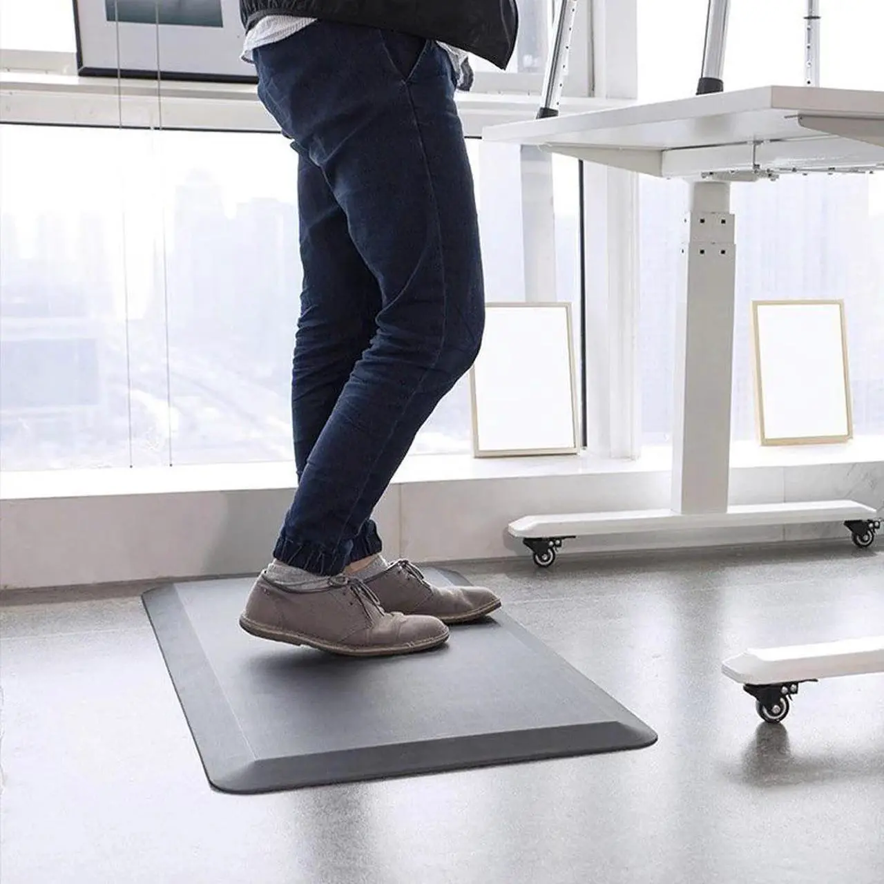 Alt view image 5 of 7 - Desky Anti-Fatigue Rectangle Standing Mat