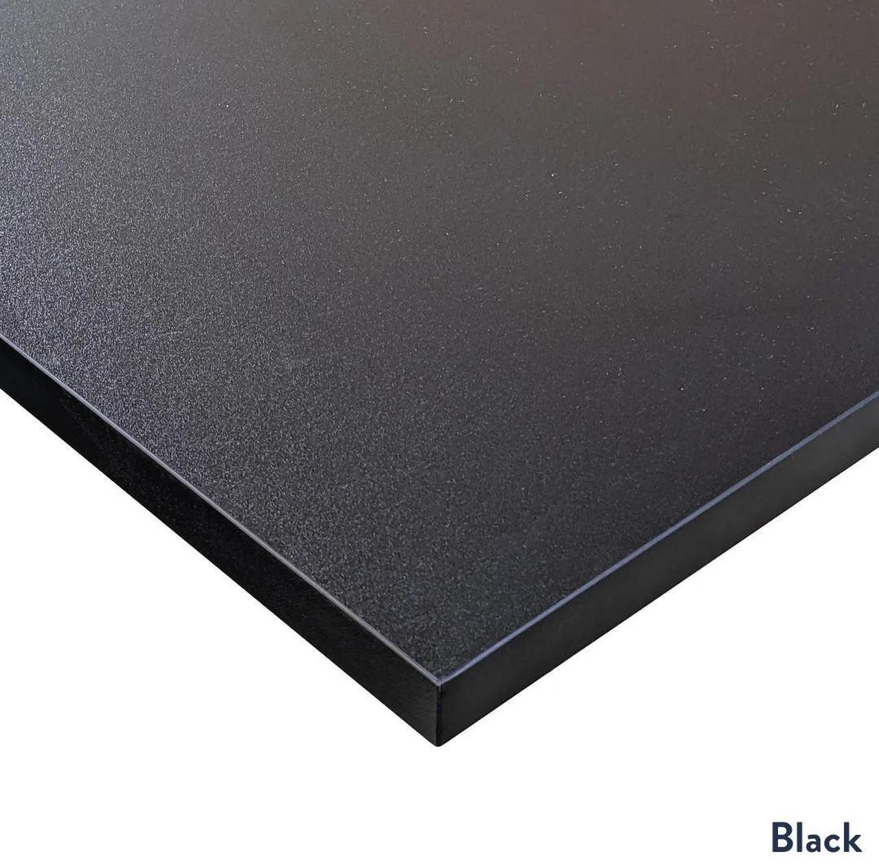 Alt view image 5 of 7 - Desky Dual Laminate Sit Stand Desk - Sublime Teak  / 70.9 x 29.5 in / Space Gray