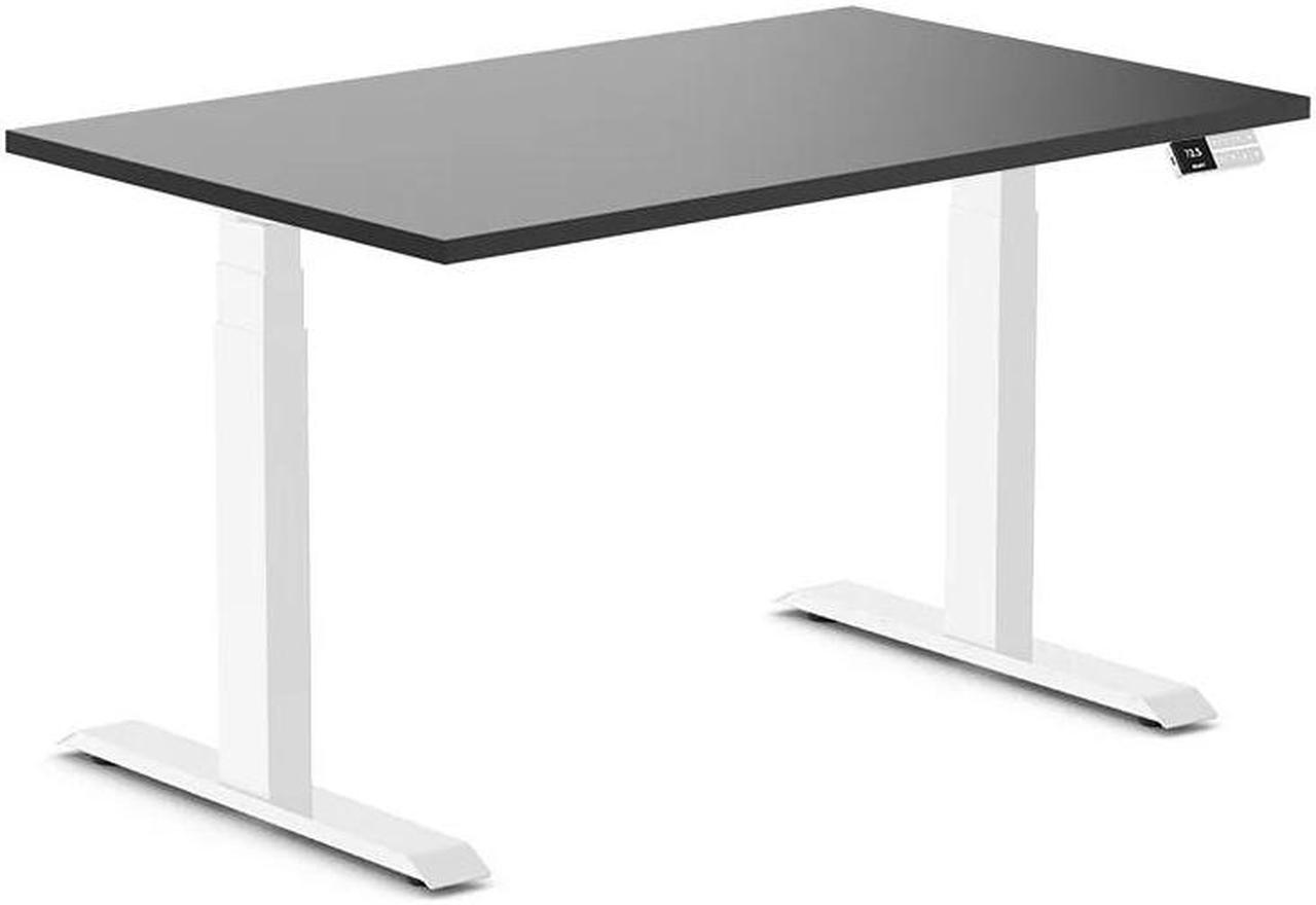 Desky Dual Laminate Sit Stand Desk - Black / 47.2 x 29.5 inches / White