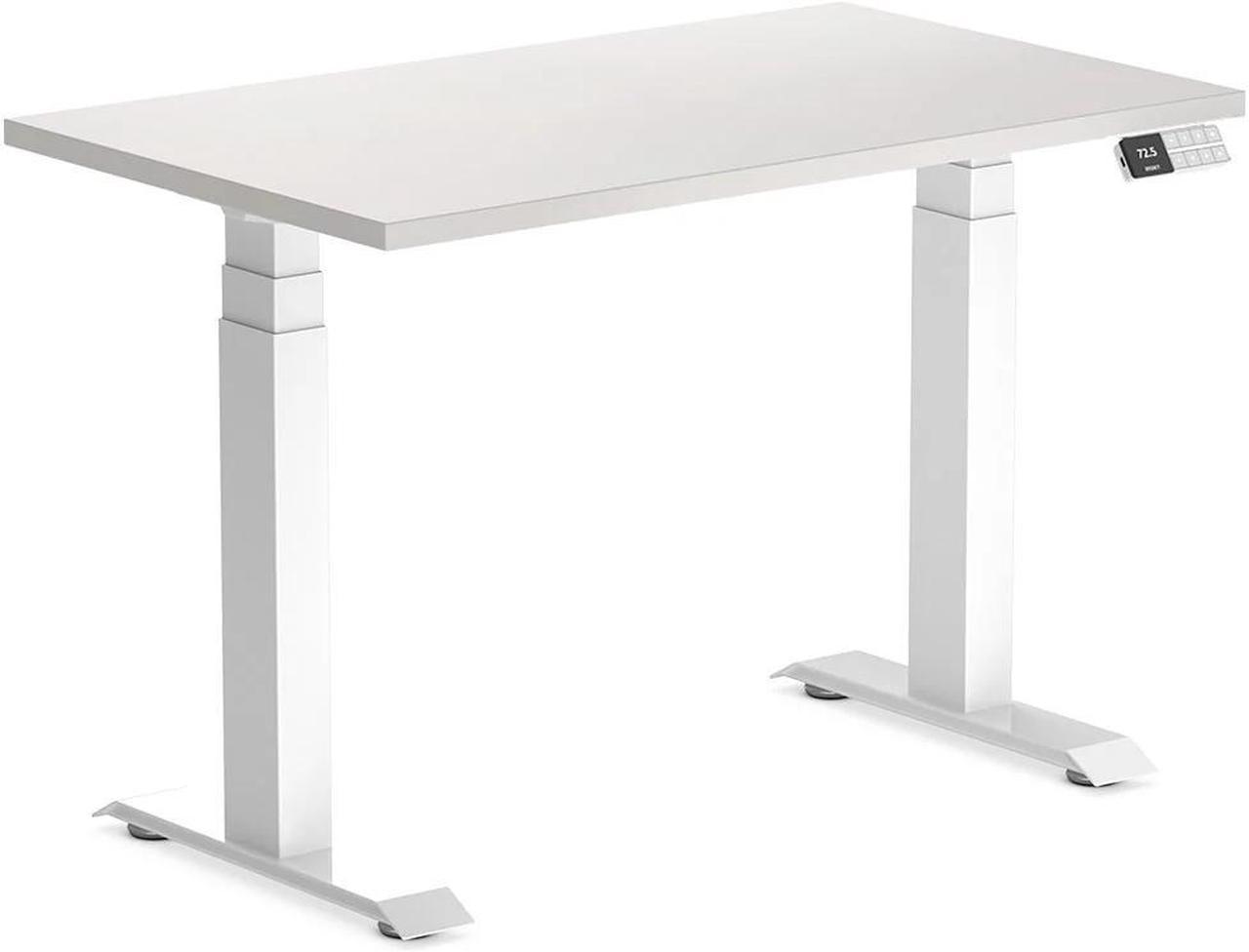 Desky Dual Mini Sit Stand Desk - White / 40 x 24 inches / White