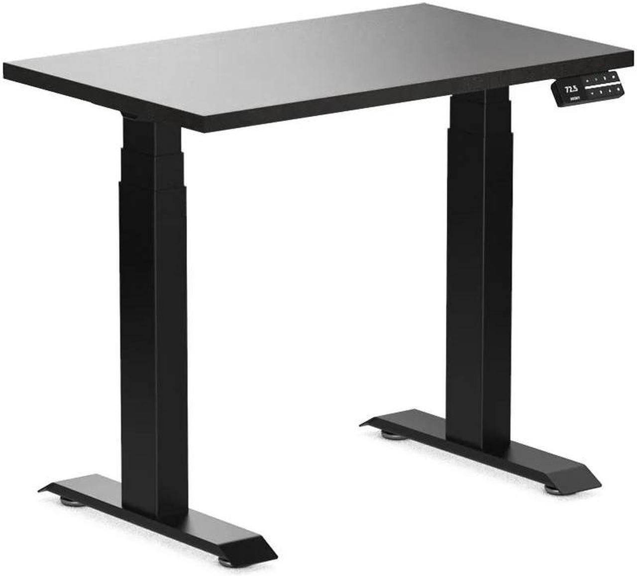 Desky Dual Mini Sit Stand Desk - Black / 32 x 20 inches / Matte Black