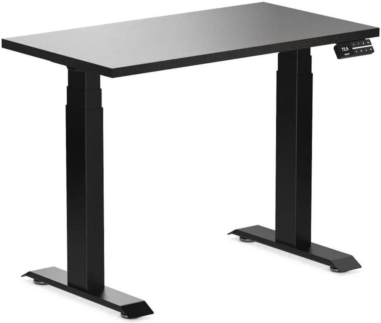 Desky Dual Mini Sit Stand Desk - Black / 36 x 20 inches / Matte Black