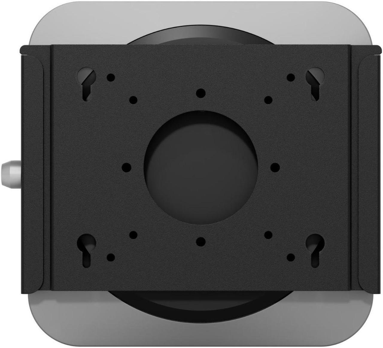 Alt view image 3 of 5 - RackSolutions 100-D Fixed Wall Mount for Apple Mac Mini (Dual VESA)  Secure Wall Enclosure with Barrel Lock, Compatible with 2010-2023 Mac Minis, 16 GA Steel