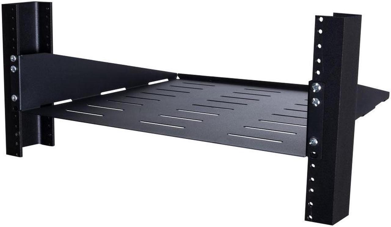 Main image of RackSolutions 2U 2Post Vented Cantilever Shelf 18in Depth  Efficient Storage and Cooling