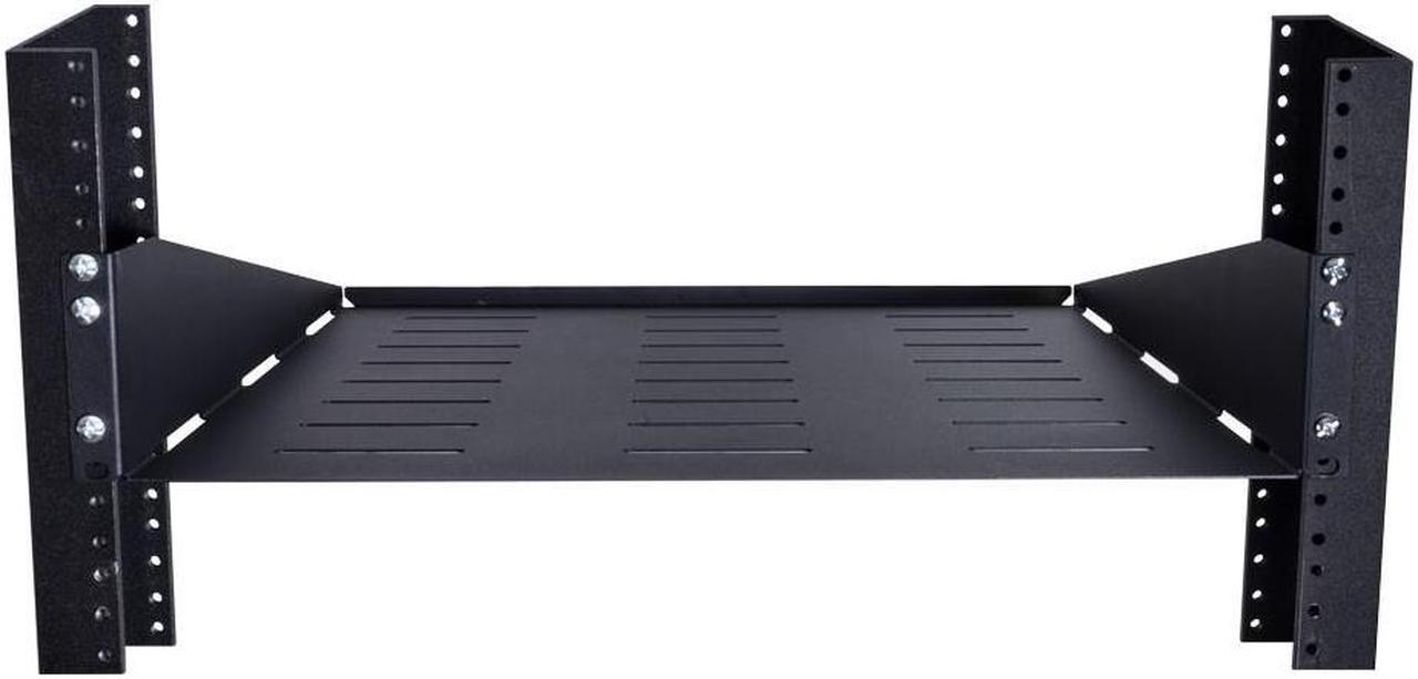 Alt view image 2 of 4 - RackSolutions 2U 2Post Vented Cantilever Shelf 18in Depth  Efficient Storage and Cooling