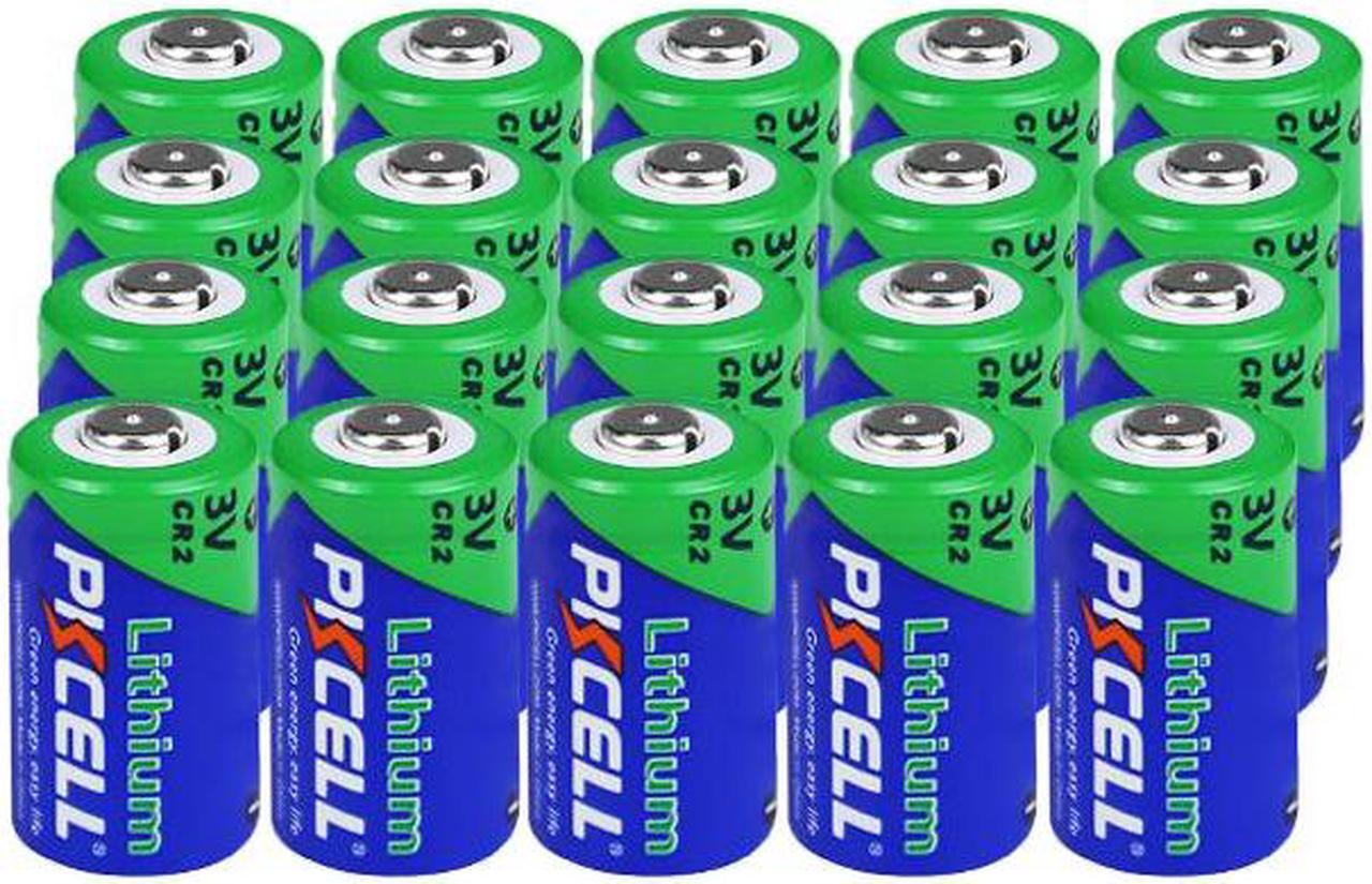 Main image of PKCELL20Pack CR2 3V Lithium Battery, CR2 Batteries for Golf Rangefinder, Flashlight, Photo Cameras, Alarm Systems (Non-Rechargeable)