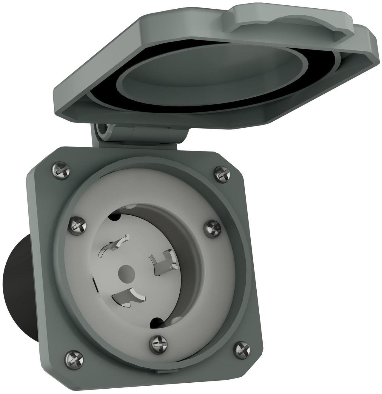 Alt view image 2 of 7 - Nature's Generator 125V/250V 50A Power Inlet Box CS6375