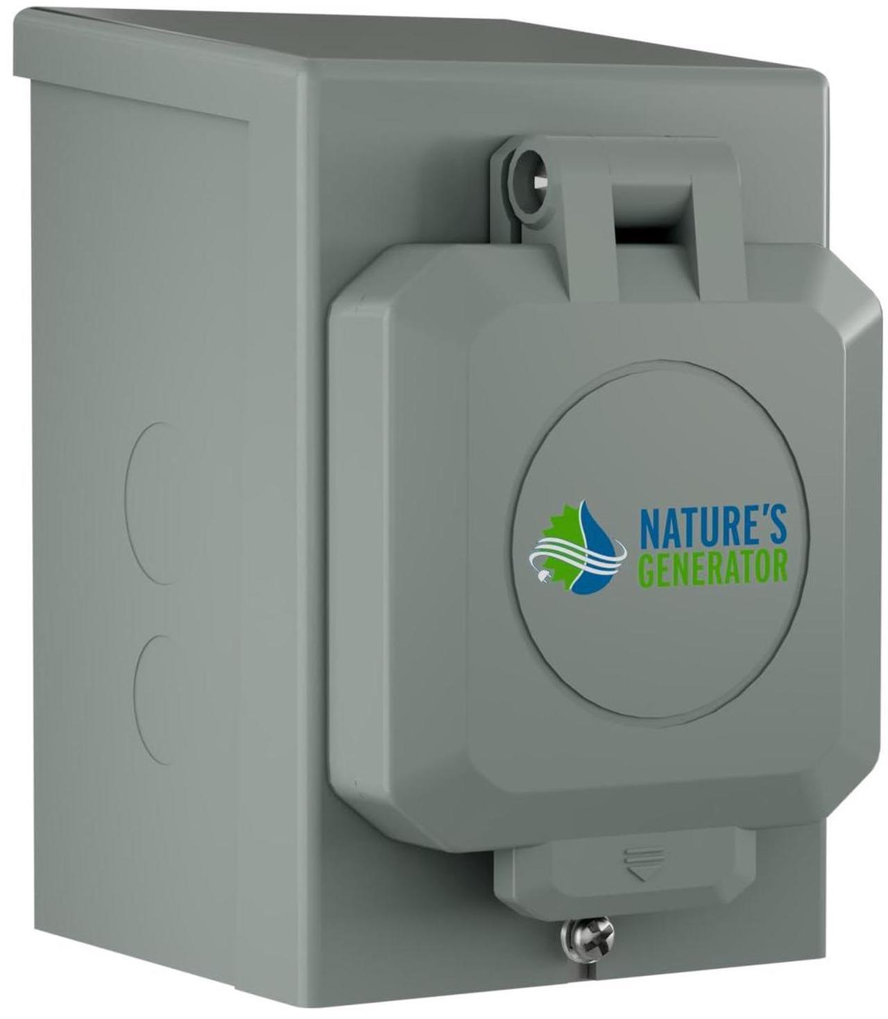 Alt view image 5 of 7 - Nature's Generator 125V/250V 50A Power Inlet Box CS6375