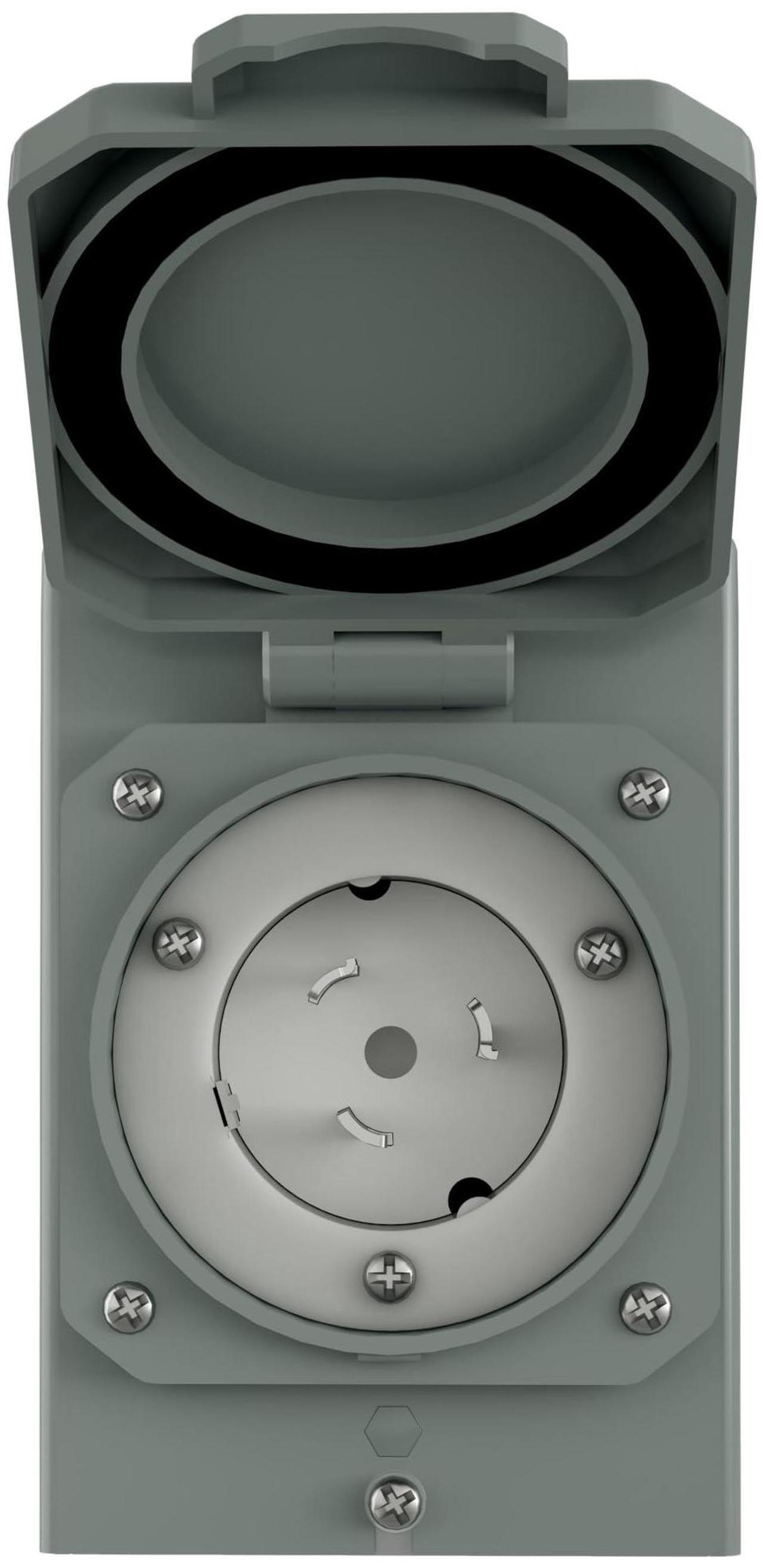 Alt view image 7 of 7 - Nature's Generator 125V/250V 50A Power Inlet Box CS6375