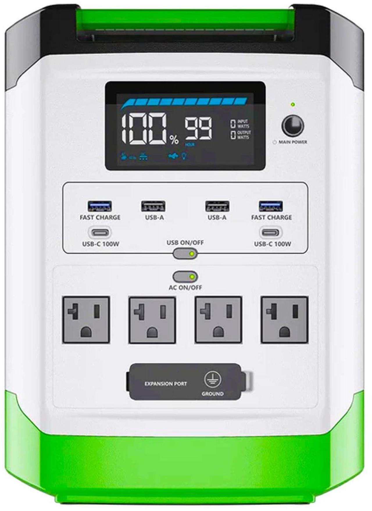 Alt view image 6 of 7 - Nature's Generator Lithium 1800, 120V Pure Sine Wave,Lithium Iron Phosphate (LiFePO4, LFP) with 1440 Watt-hour Battery Capacity