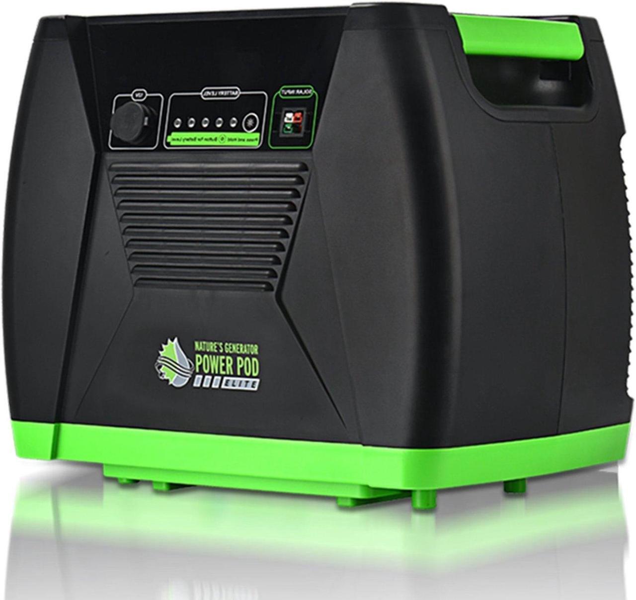 Alt view image 4 of 5 - NATURE'S GENERATOR 3600W Solar & Wind Generator Power Pod