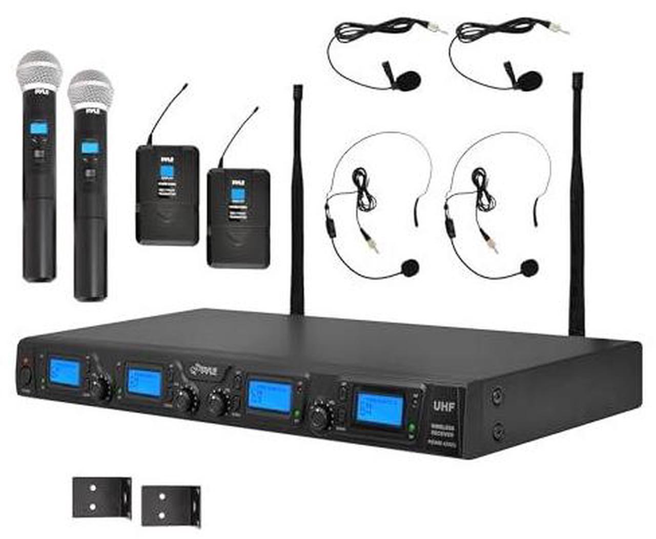 Alt view image 7 of 12 - 4CH UHF MIC SYSTEM  / Wireless Microphone System PDWM4350U