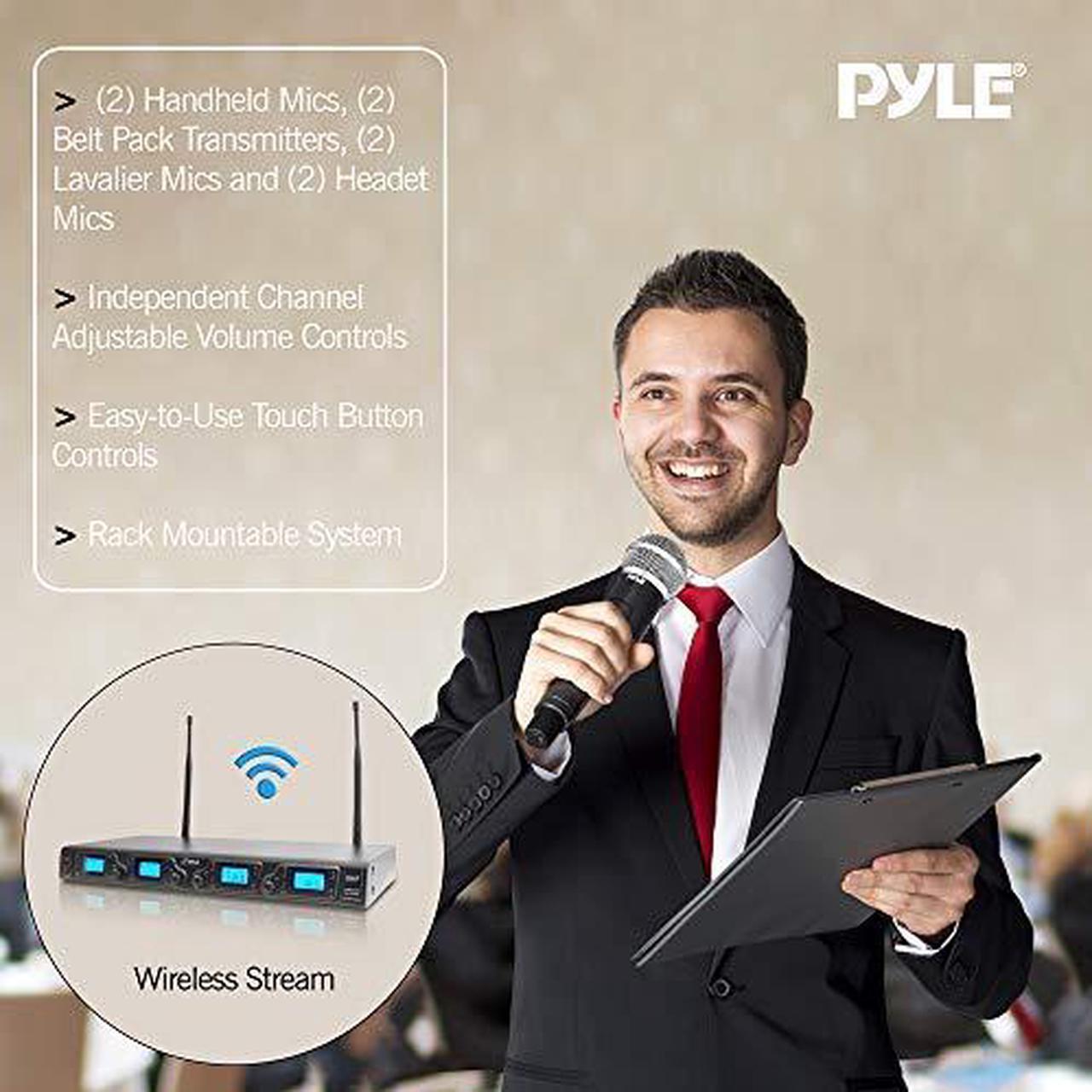 Alt view image 11 of 12 - 4CH UHF MIC SYSTEM  / Wireless Microphone System PDWM4350U