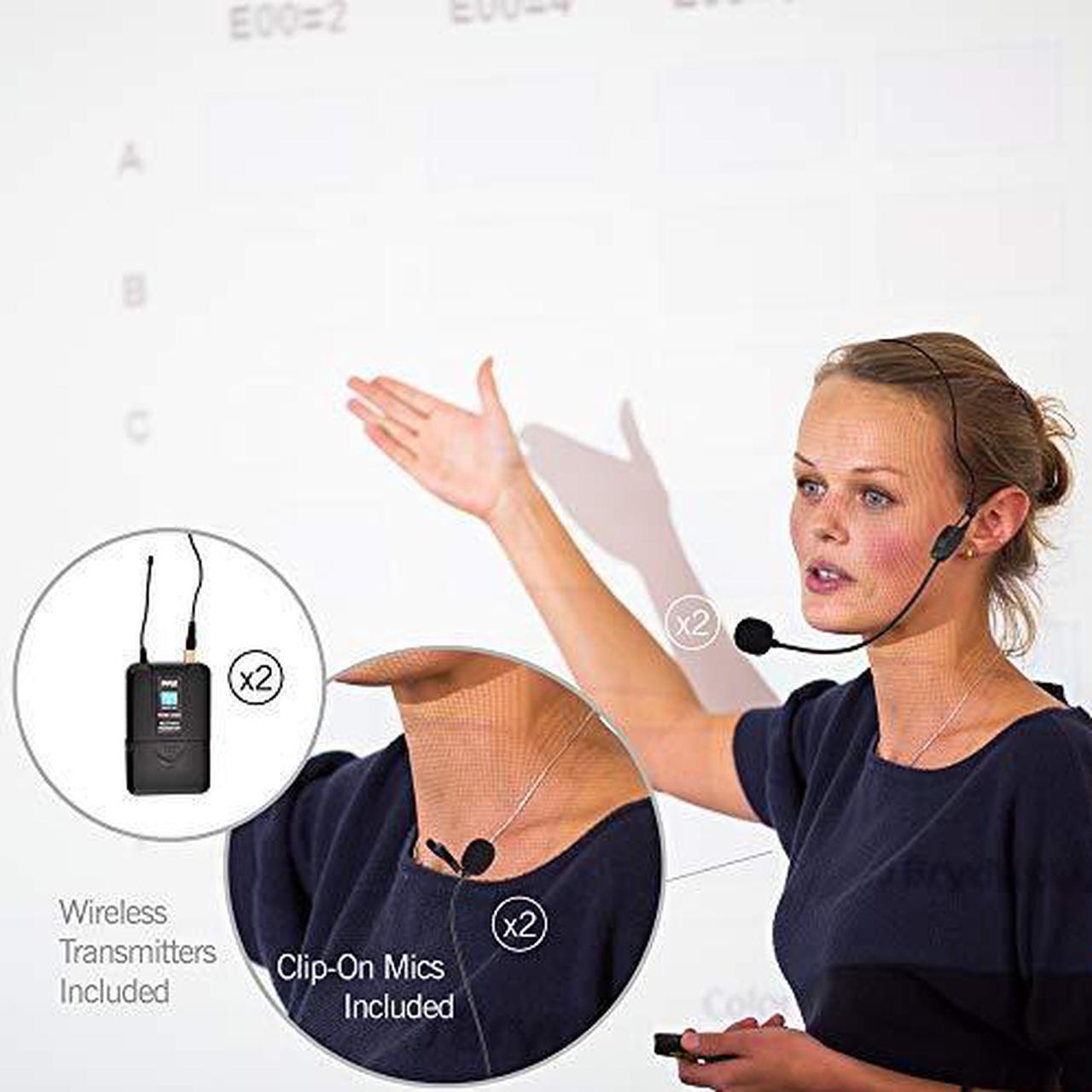 Alt view image 12 of 12 - 4CH UHF MIC SYSTEM  / Wireless Microphone System PDWM4350U