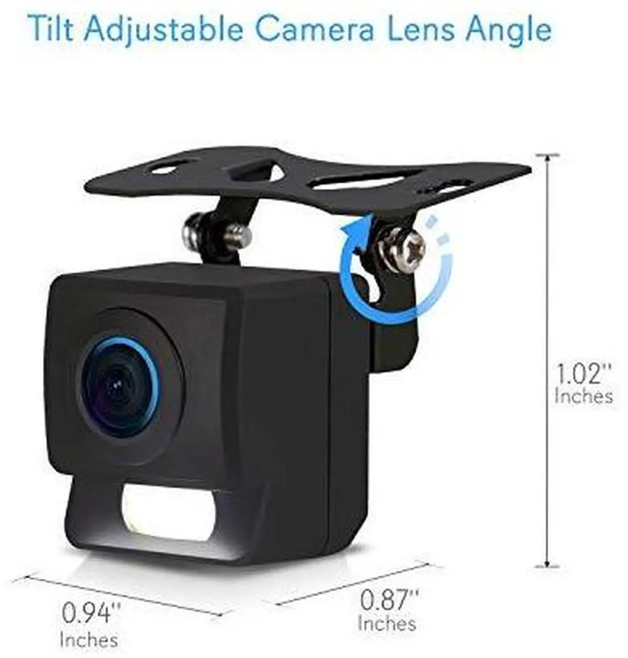 Alt view image 11 of 15 - rear view backup camera system  waterproof mini parking reverse license car vehicle rearview back up w/ 656x492p 420 tvl resolution, night vision, tiltadjustable angle, universal mount  pyle plcm11