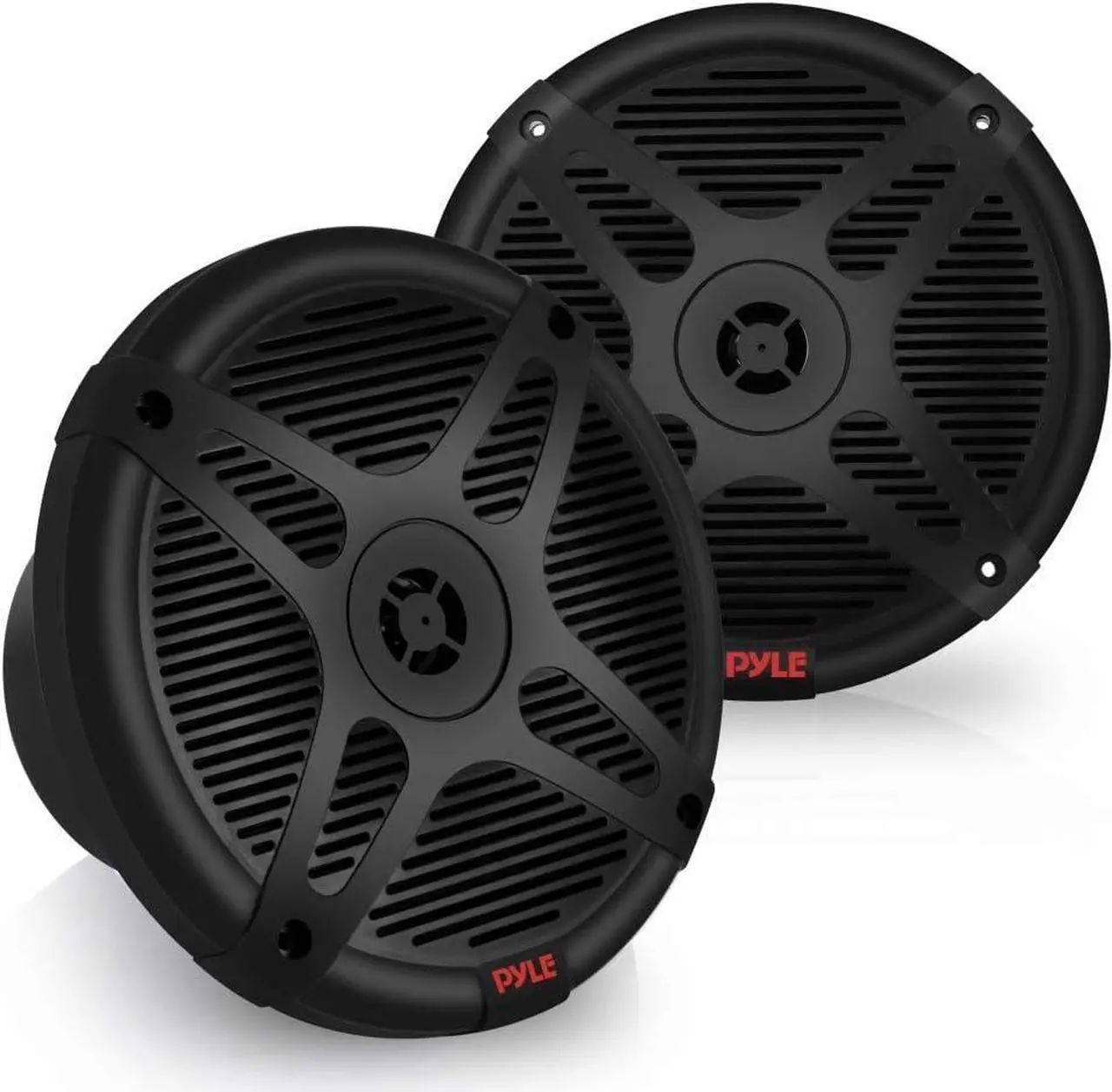Main image of Pyle 6.5 Waterproof Marine Speakers with Wireless RF Streaming - Dual Coaxial Speakers for Boat, Car, and Off-Road Use - PLMRF65SB