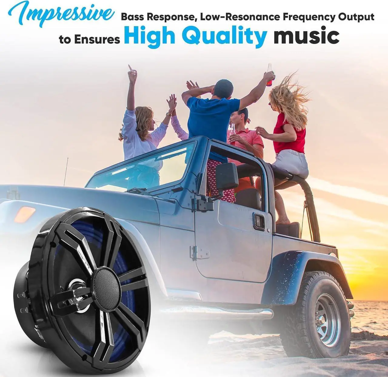 Alt view image 5 of 7 - Pyle 6.5" Single Voice Coil Car Subwoofer, 150W Max Power & 4-Ohm Impedance - Paper Cone with Cloth Edge (PLMG65)