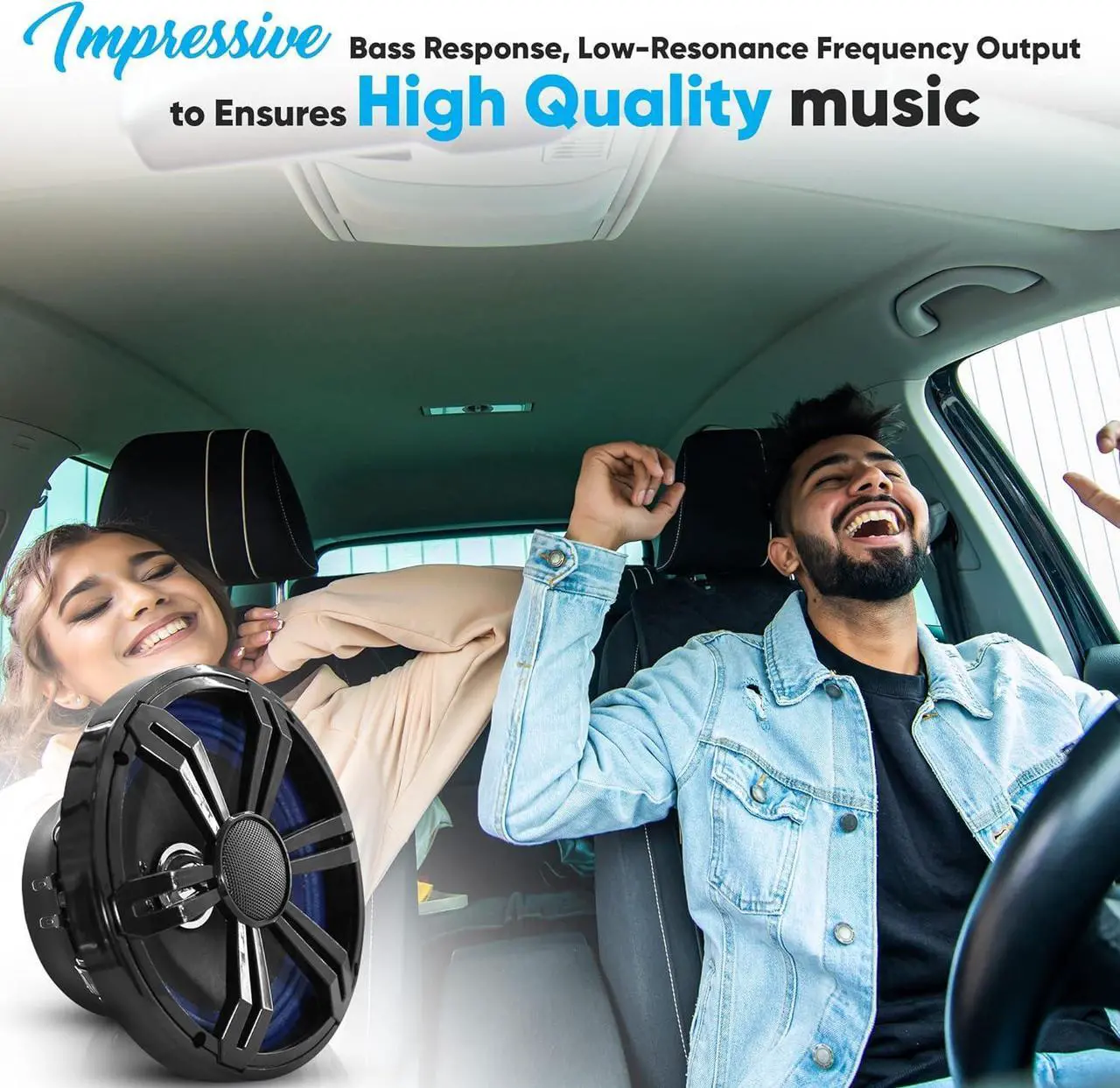 Alt view image 5 of 7 - Pyle 8'' Single Voice Coil Subwoofer - 250W 4-Ohm Car Audio Powered Subwoofer PLMG85