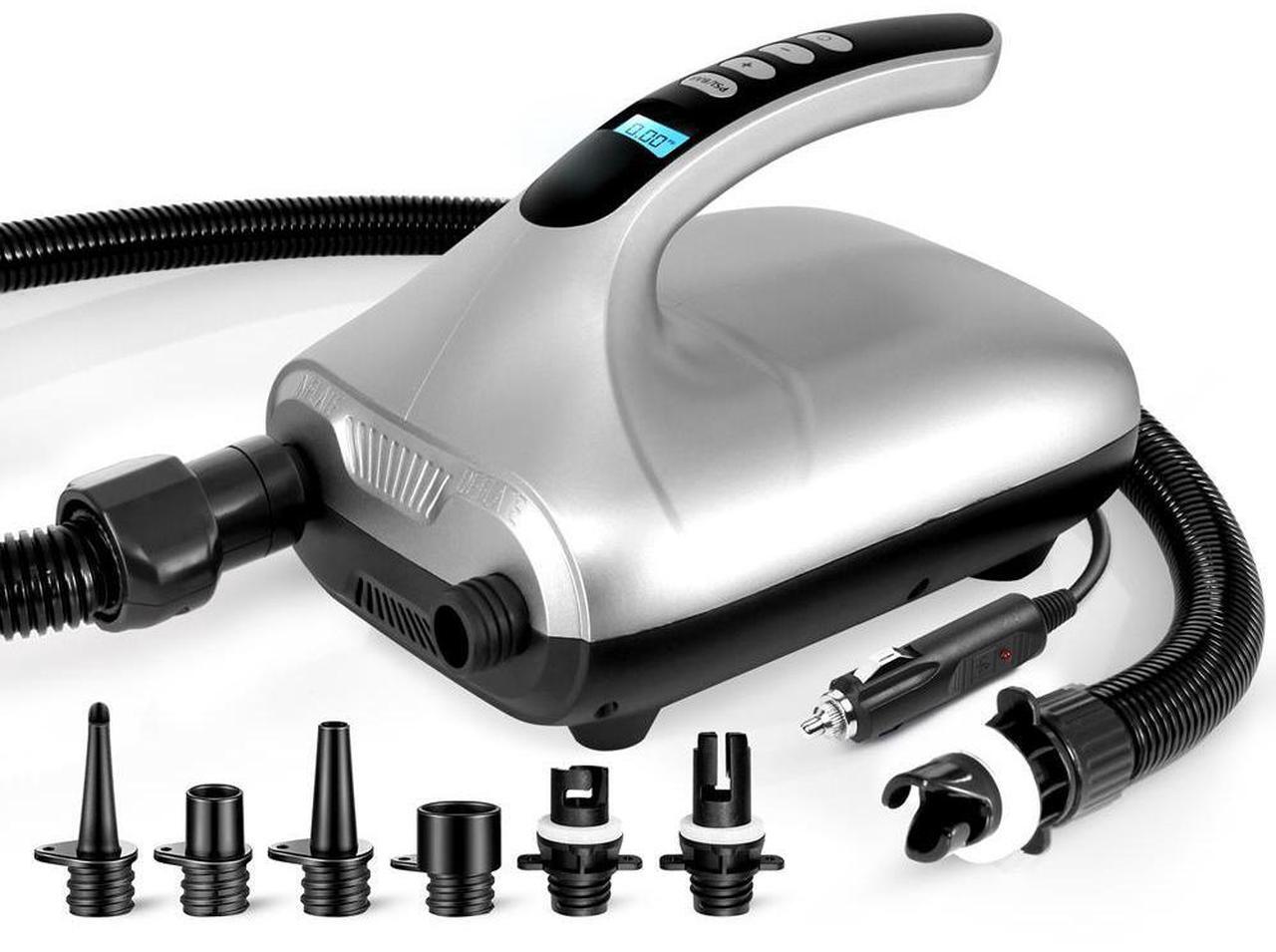 Main image of SereneLife Electric SUP Pump - Air Inflator & Deflator for Paddle Boards & Water Sport Inflatables, 20 PSI, 12V DC, SKU SLPUMP30