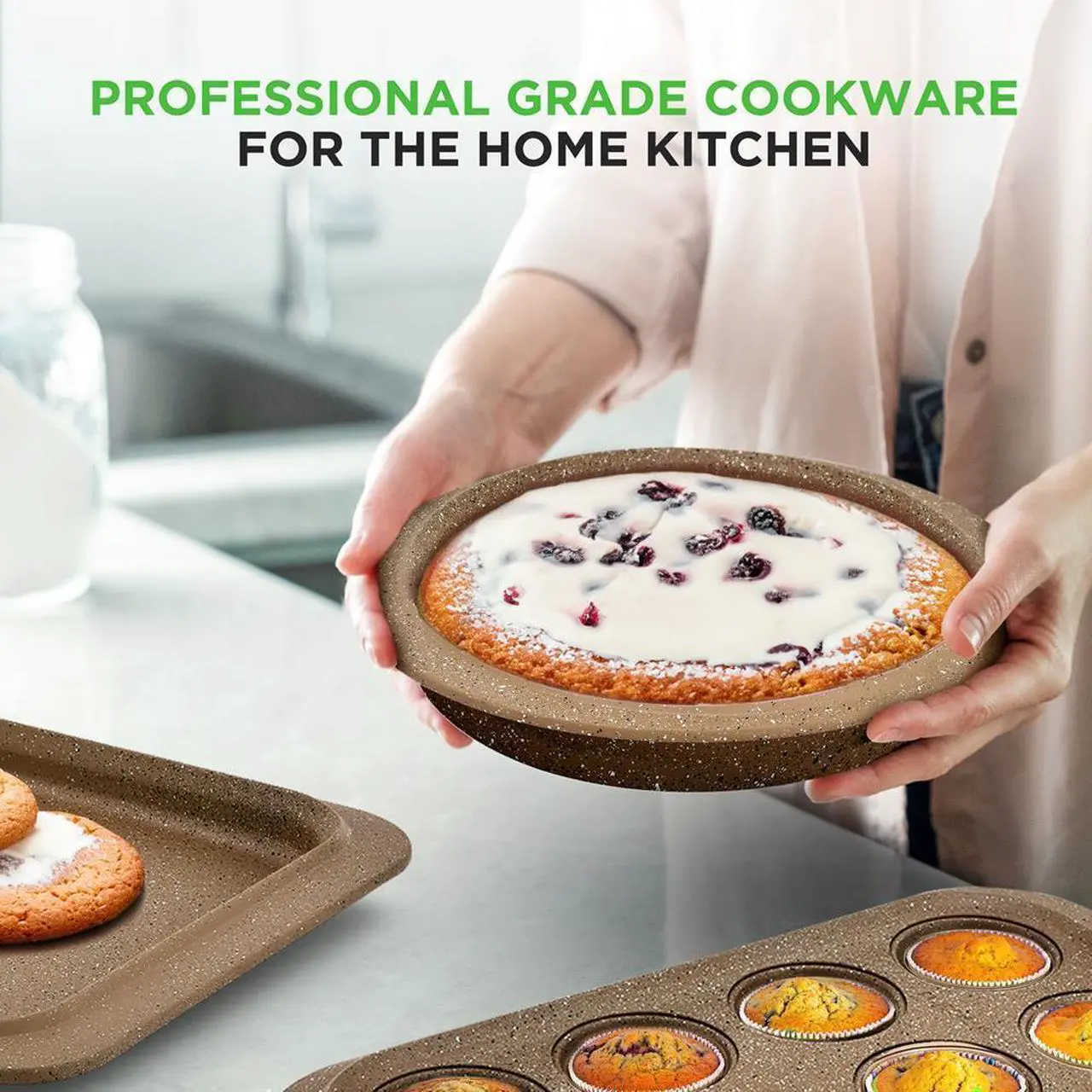 NutriChef Cookware and Bakeware Set - Thumbnail 2