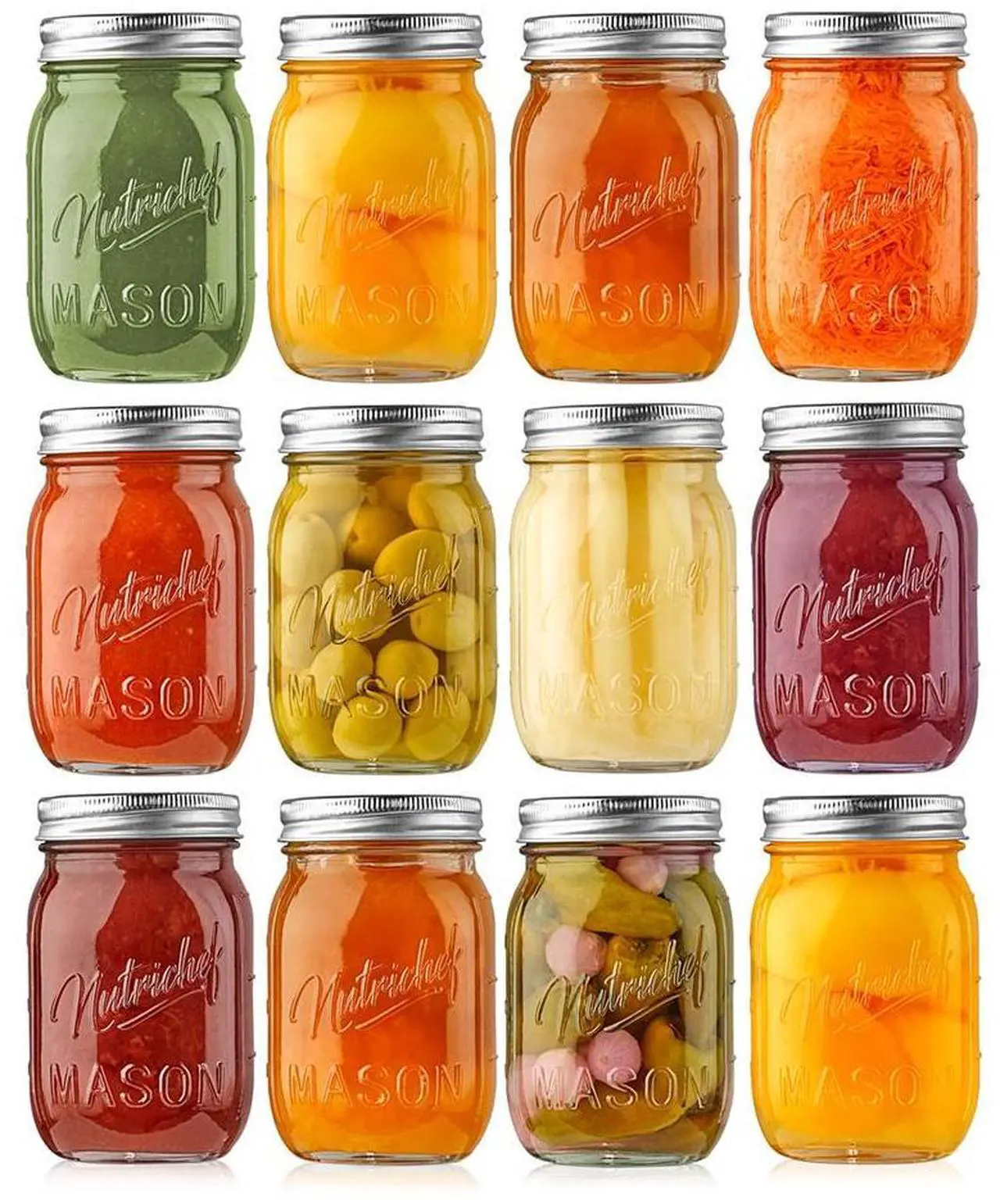 NutriChef Mason Jars - Thumbnail 5