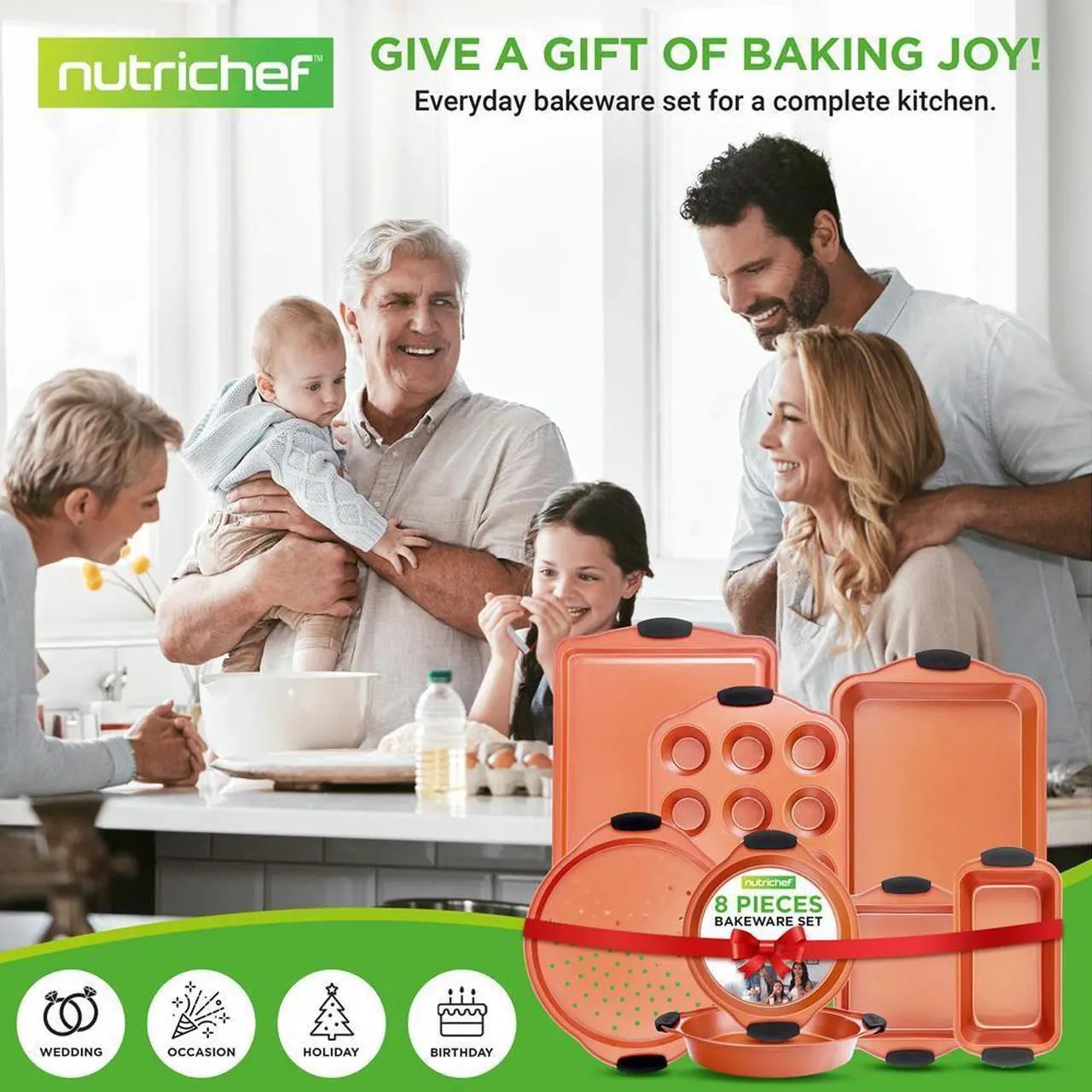 NutriChef Bakeware Set - Thumbnail 5