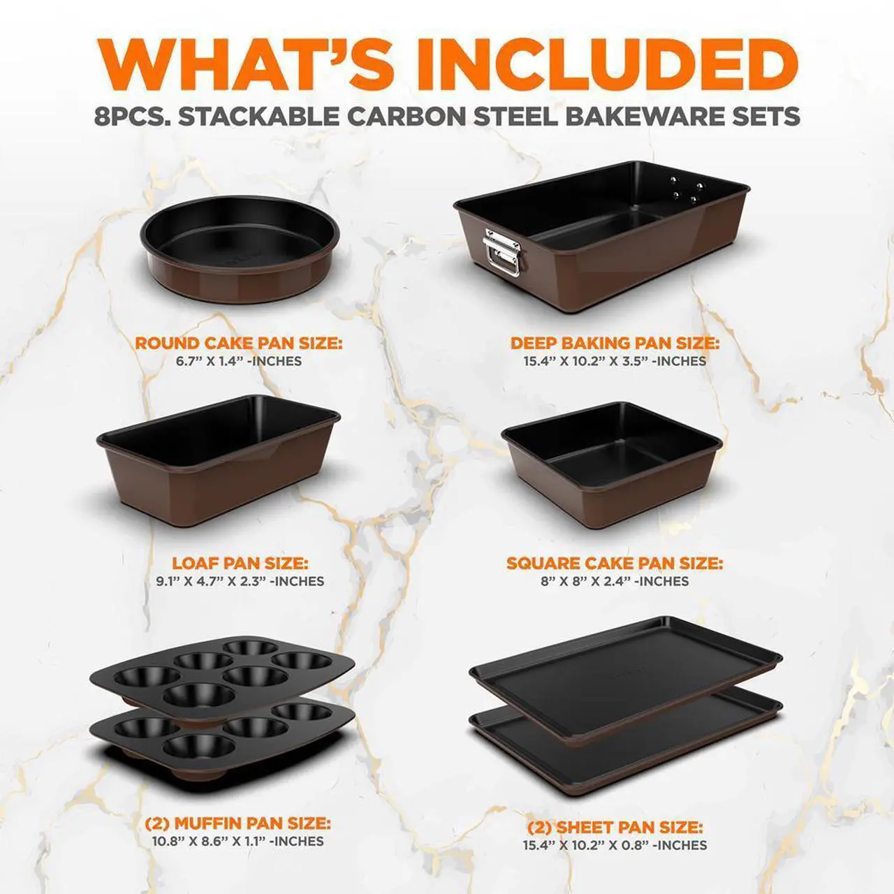 NutriChef Bakeware Set - Thumbnail 5