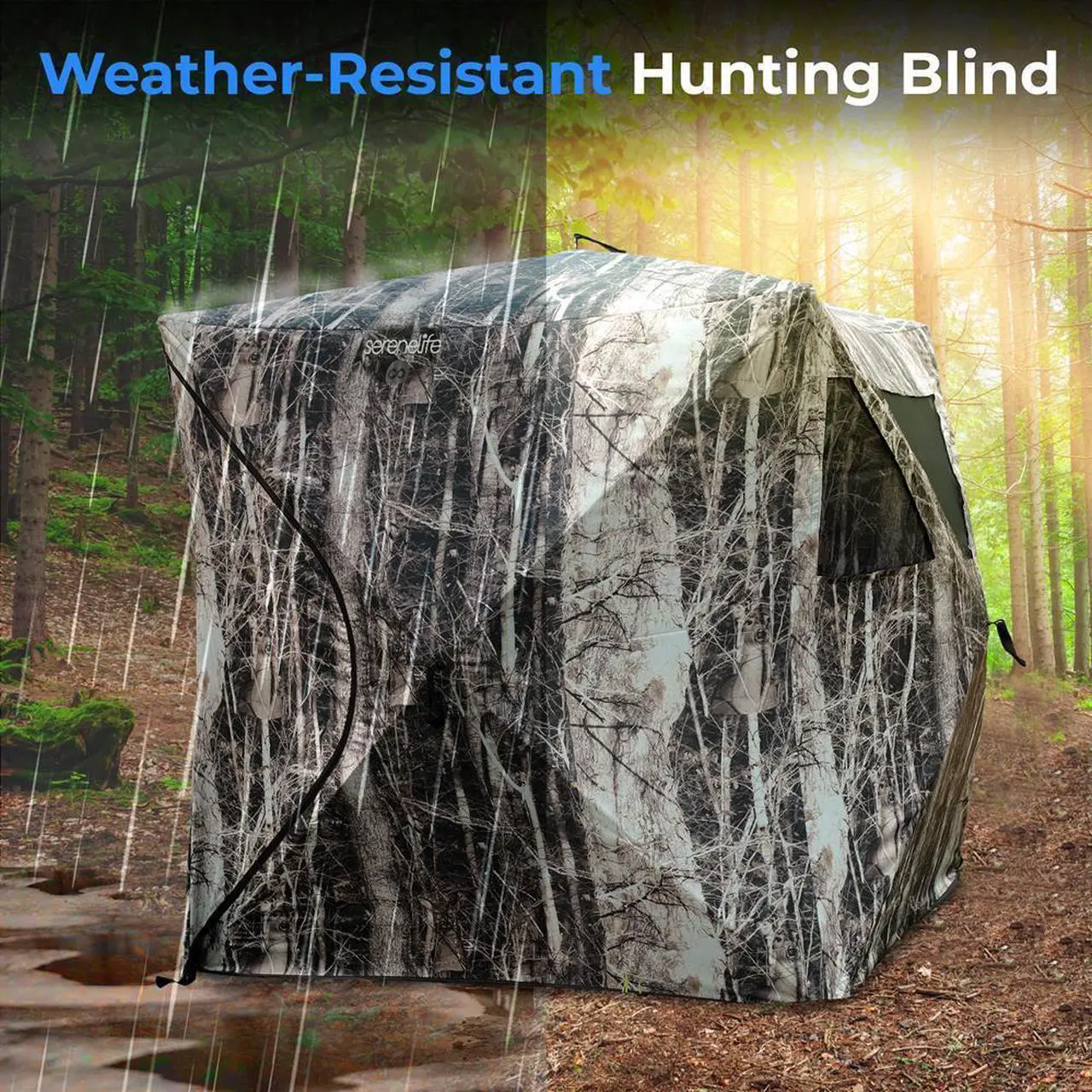 SereneLife Care Taker Ground Hunting Blind - Thumbnail 2