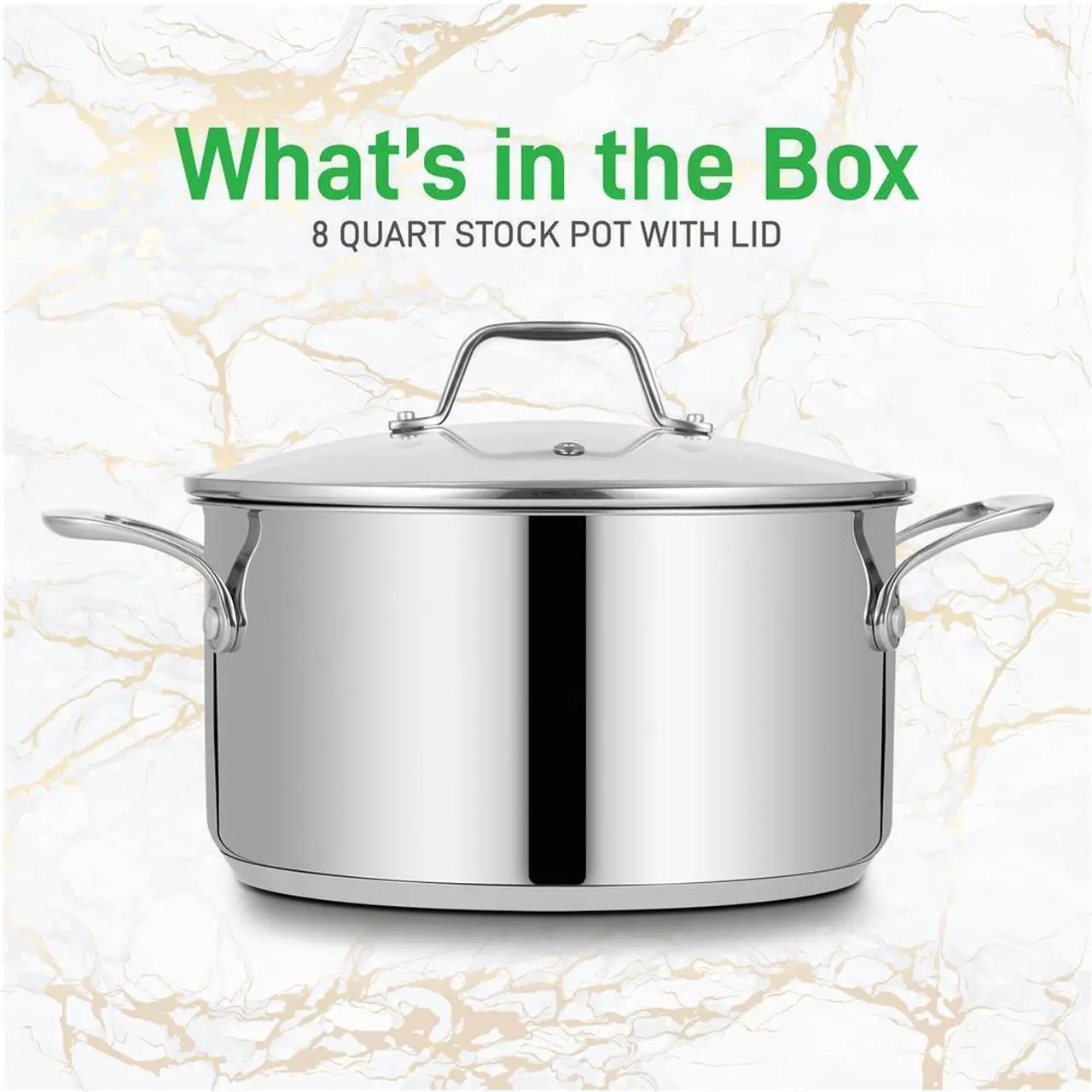 NutriChef NCSP8 Stockpot - Thumbnail 5