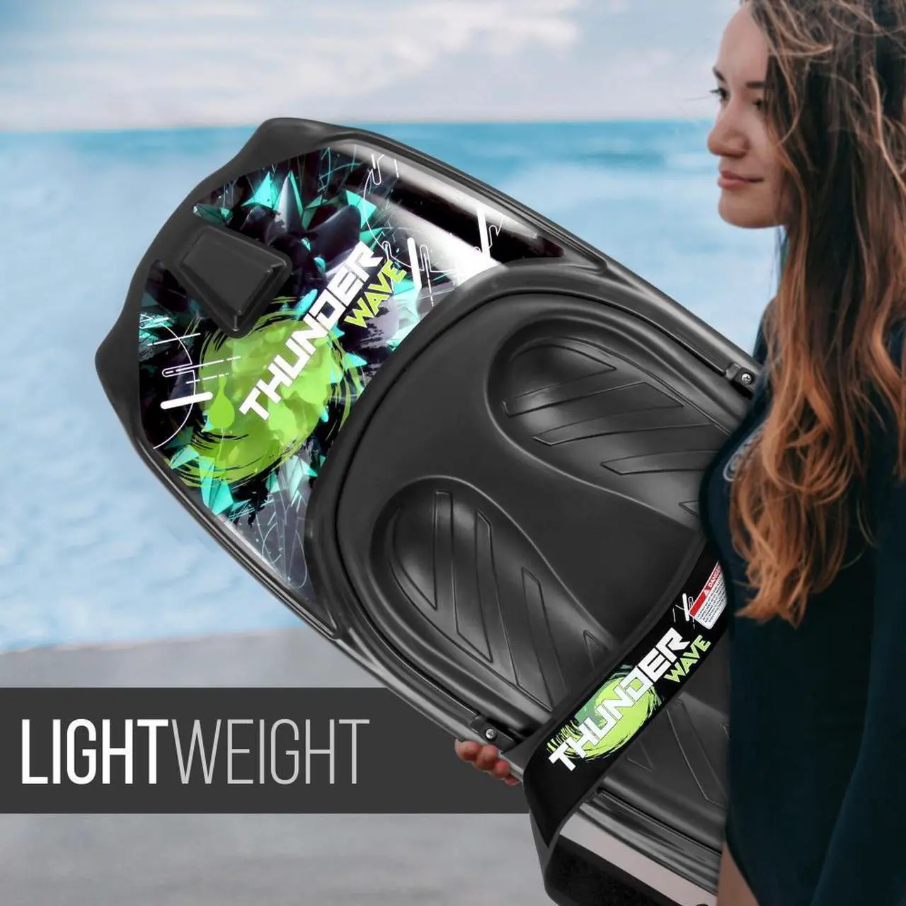 SereneLife Thunder Wave Kneeboard - Thumbnail 4