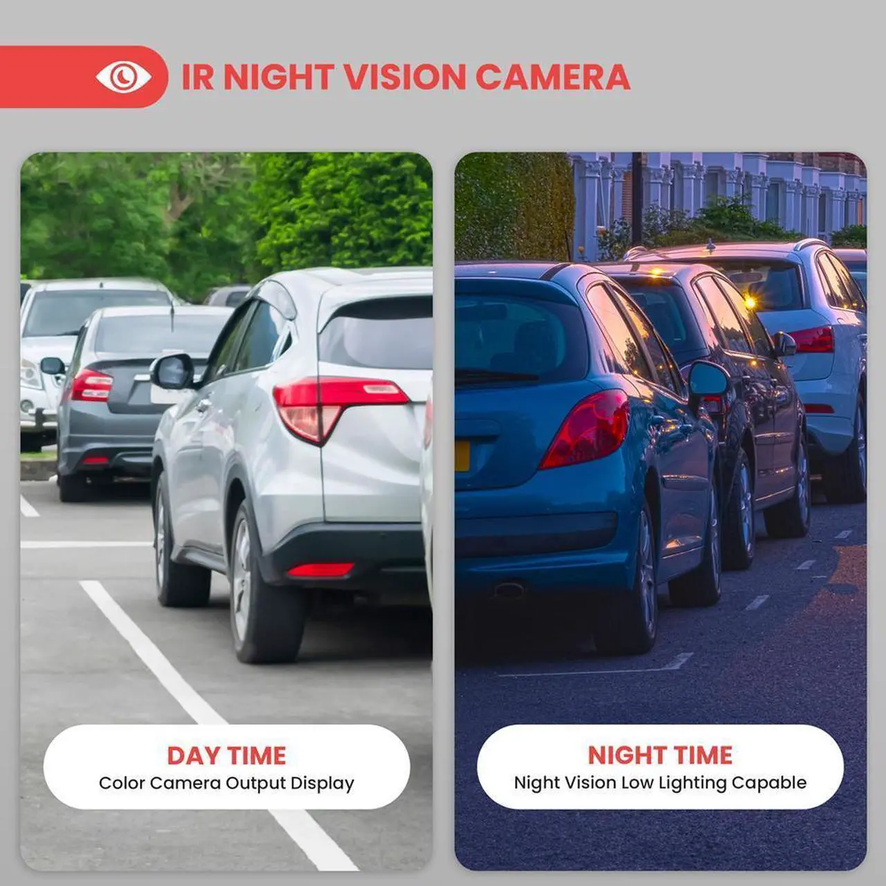 Alt view image 7 of 7 - Pyle 7 1080p HD Digital Wireless Backup Camera System  Waterproof License Plate Rearview Cam with Night Vision & IPS Monitor for RV, Truck, Bus, or Trailer (PLCMRV77WP)