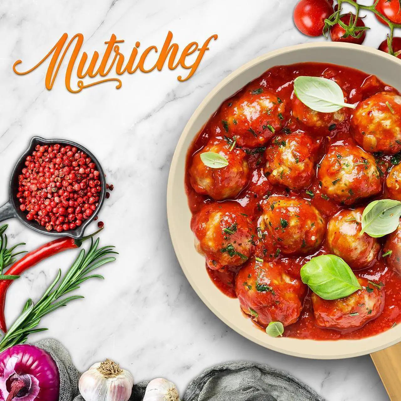 NutriChef Fry Pan - Thumbnail 4