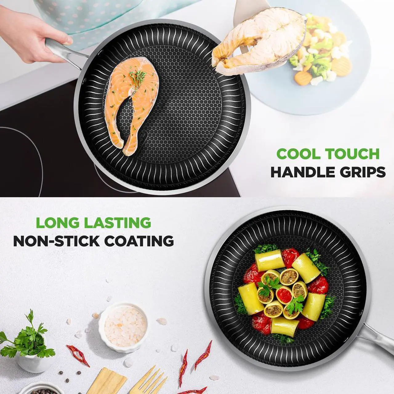 NutriChef Frying Pan - Thumbnail 5