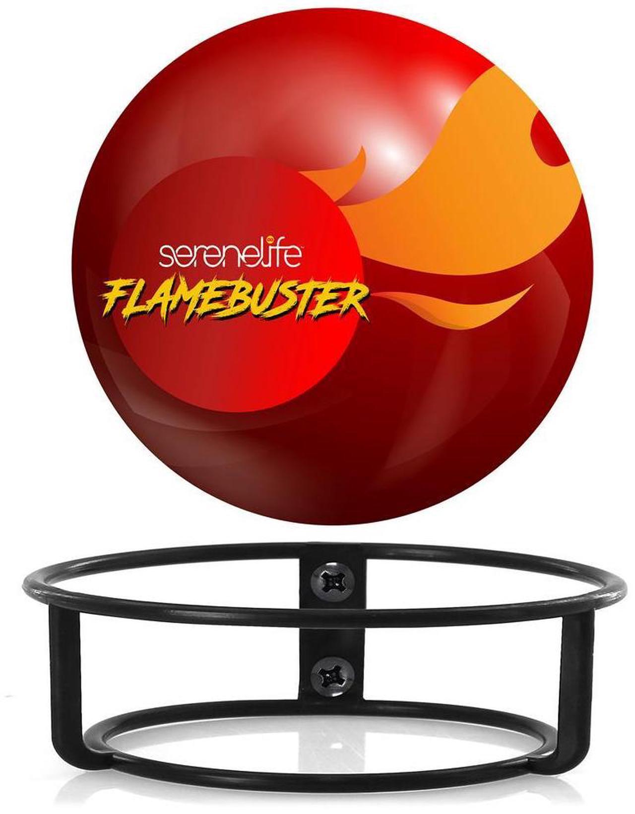 Main image of SereneLife Automatic Fire Ball Extinguisher with Mounting Bracket - ABC Fire Extinguisher, Fire Suppression Device, Fire Safety