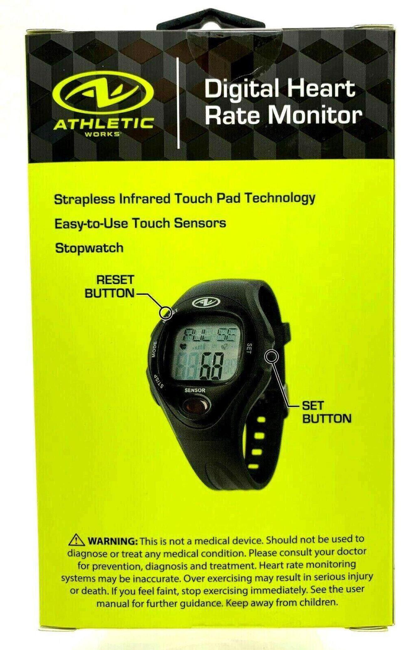 Alt view image 6 of 7 - Athletic Works Digital Heart Rate Monitor