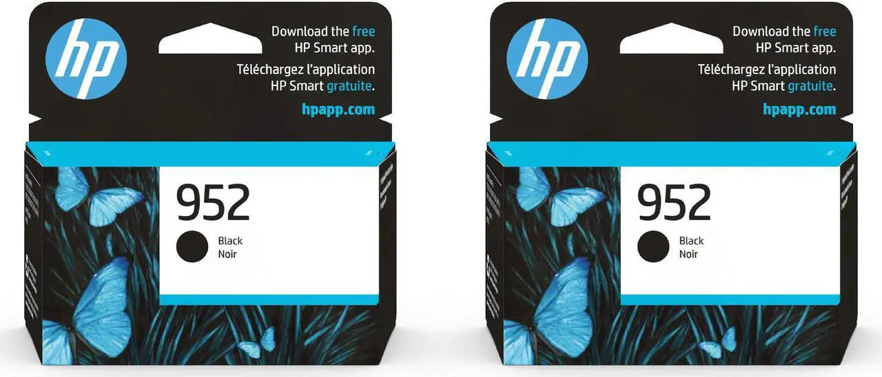 Main image of HP 952 Black Ink Cartridges (2-pack) | Works with OfficeJet 8702, OfficeJet Pro 7720, 7740, 8210, 8710, 8720, 8730, 8740 Series