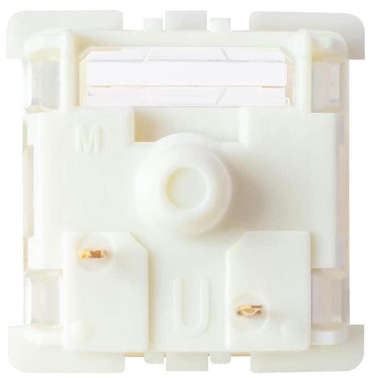 Alt view image 5 of 6 - Gateron KS-9 20 Pack Yellow Switches - 3-Pin, White Bottom-Housing, SMD RGB-Light Compatible Switches for Smooth and Tactile Keystrokes-Cherry MX Compatible