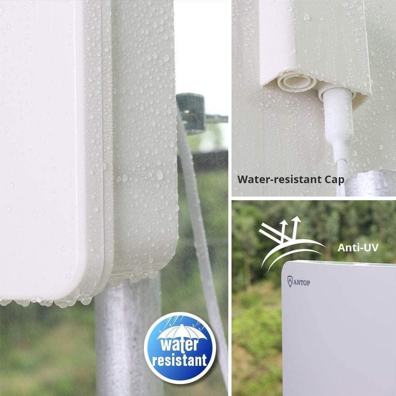 Alt view image 3 of 7 - ANTOP Outdoor/Indoor HDTV Antenna, "Big Boy" Series AT-400BV, Smartpass Amplifier, 85 Miles Range, UHF/VHF Range Enhanced, Support 4K 1080p