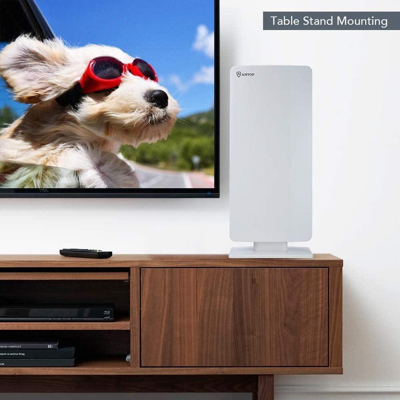 Alt view image 5 of 7 - ANTOP Outdoor/Indoor HDTV Antenna, "Big Boy" Series AT-400BV, Smartpass Amplifier, 85 Miles Range, UHF/VHF Range Enhanced, Support 4K 1080p