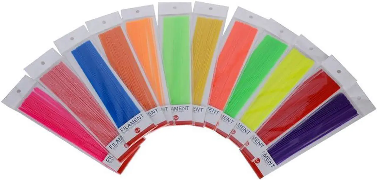 Alt view image 5 of 5 - 3D Pen Filament Refills Set of 12 Colors 1.75mm PLA Straight 3D Printing Filament Stick Dimensional Accuracy +/- 0.05 mm for 3D Printer Pen
