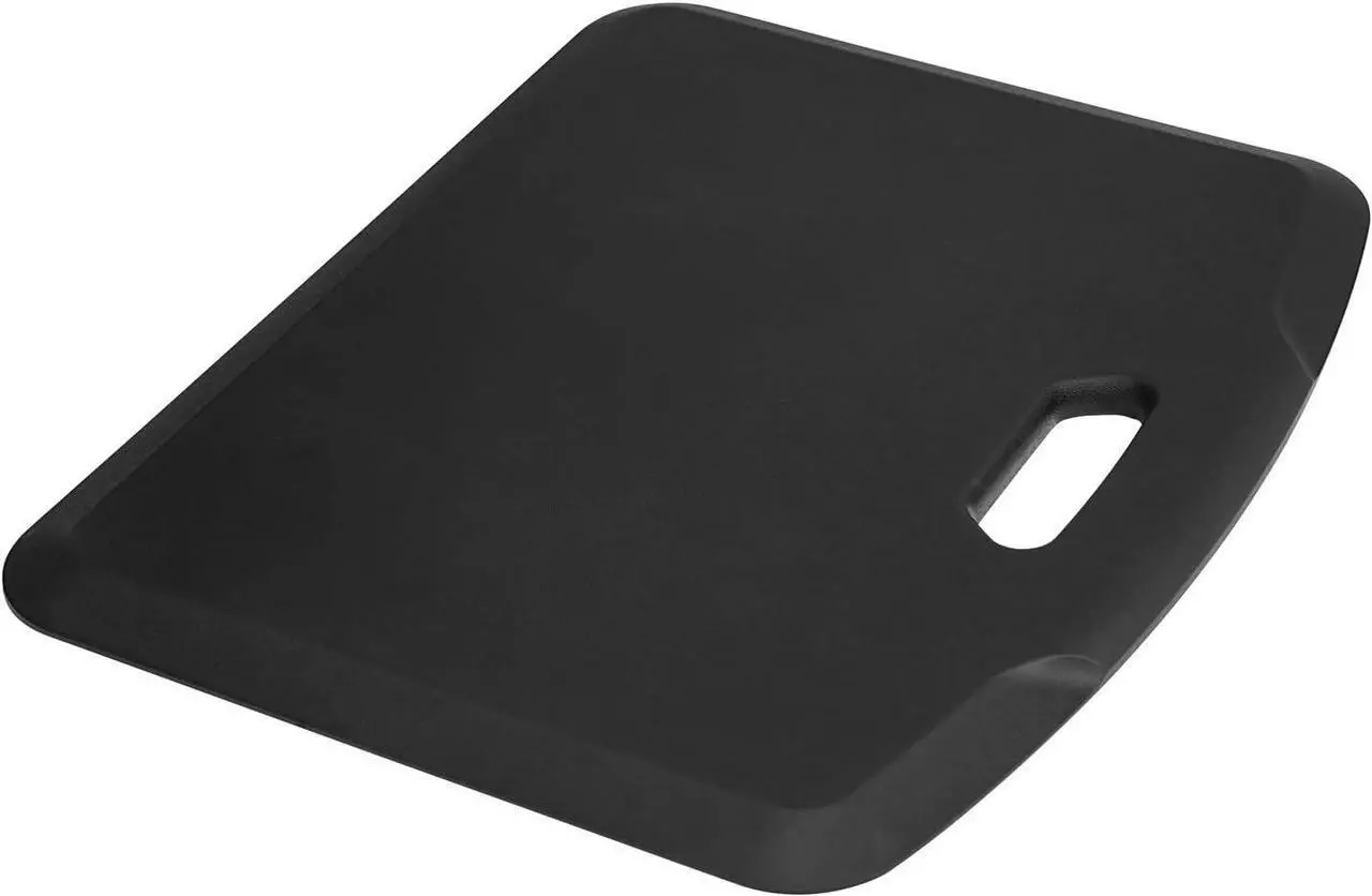 Main image of Mount-It! Anti Fatigue Floor Mat | Standing Comfort Mat for Standing Desk, Home, Office, Kitchen, Garage | Anti-Slip Washable Surface| 18"x22" | Rubberized Gel Foam Black