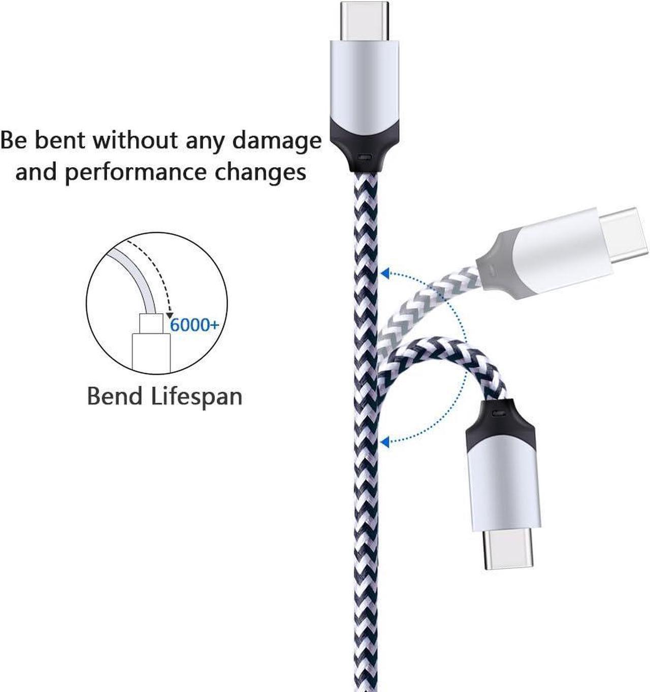 Alt view image 2 of 7 - 5Pack 6ft Fast USB Type C Cable Phone Charger Cord for Samsung Galaxy S25 S25+ Plus Ultra S24 S23 S22 S21 S20 FE Ultra S10 S10+ S9 S8 Plus Note 20 Ultra 10 9 8 A51 A71 A53 A14 5G