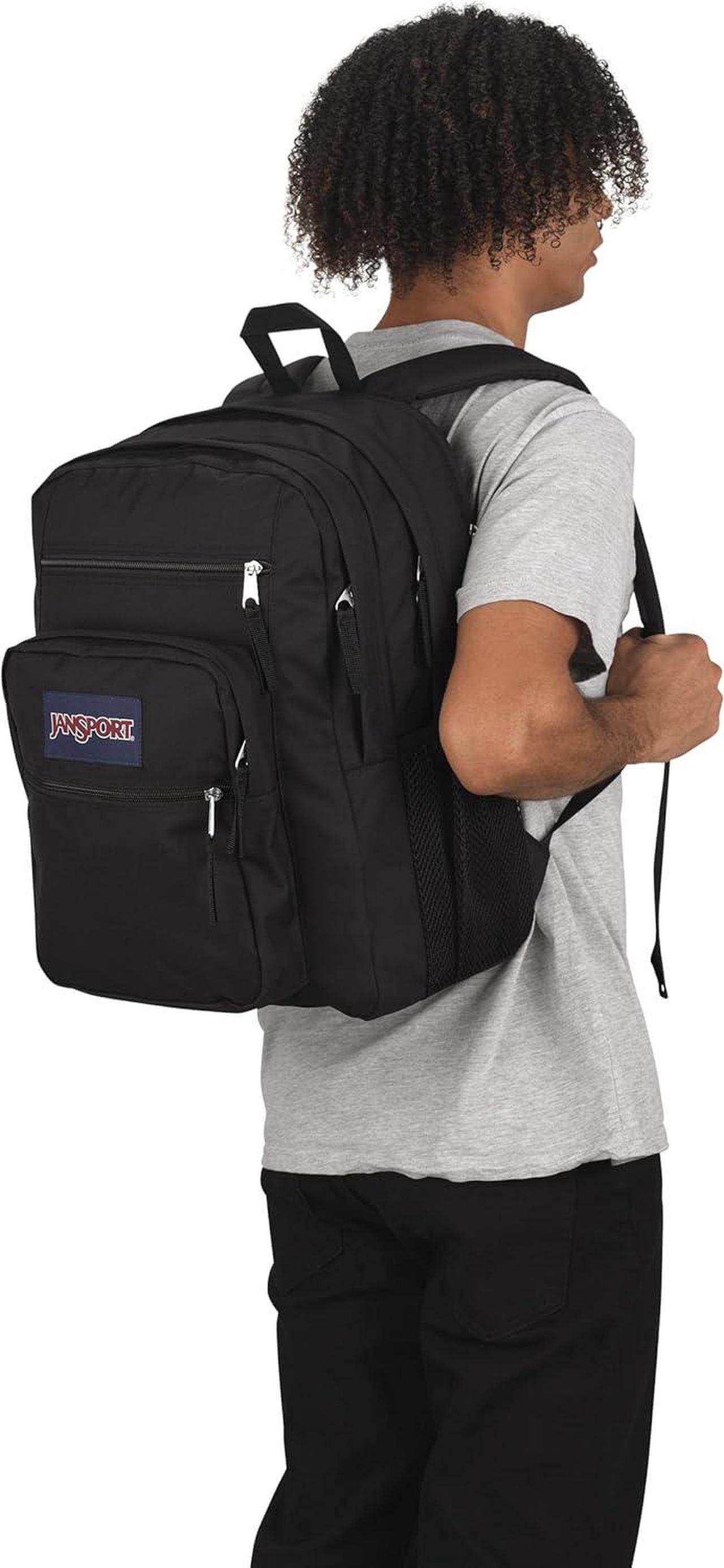 Alt view image 3 of 7 - JanSport Laptop Backpack - Computer Bag with 2 Compartments, Ergonomic Shoulder Straps, 15 Laptop Sleeve, Haul Handle - Black