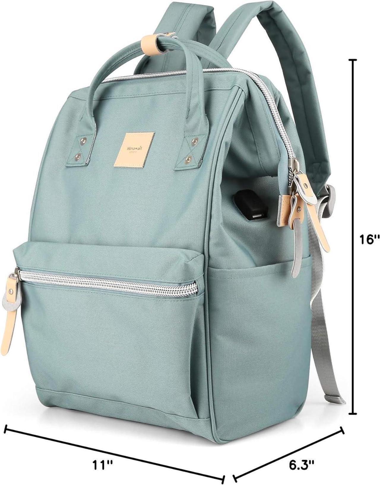 Alt view image 3 of 7 - Himawari Laptop Backpack for Women & Men - Travel Backpack With USB Charging Port, Water Resistant, College & School Bag