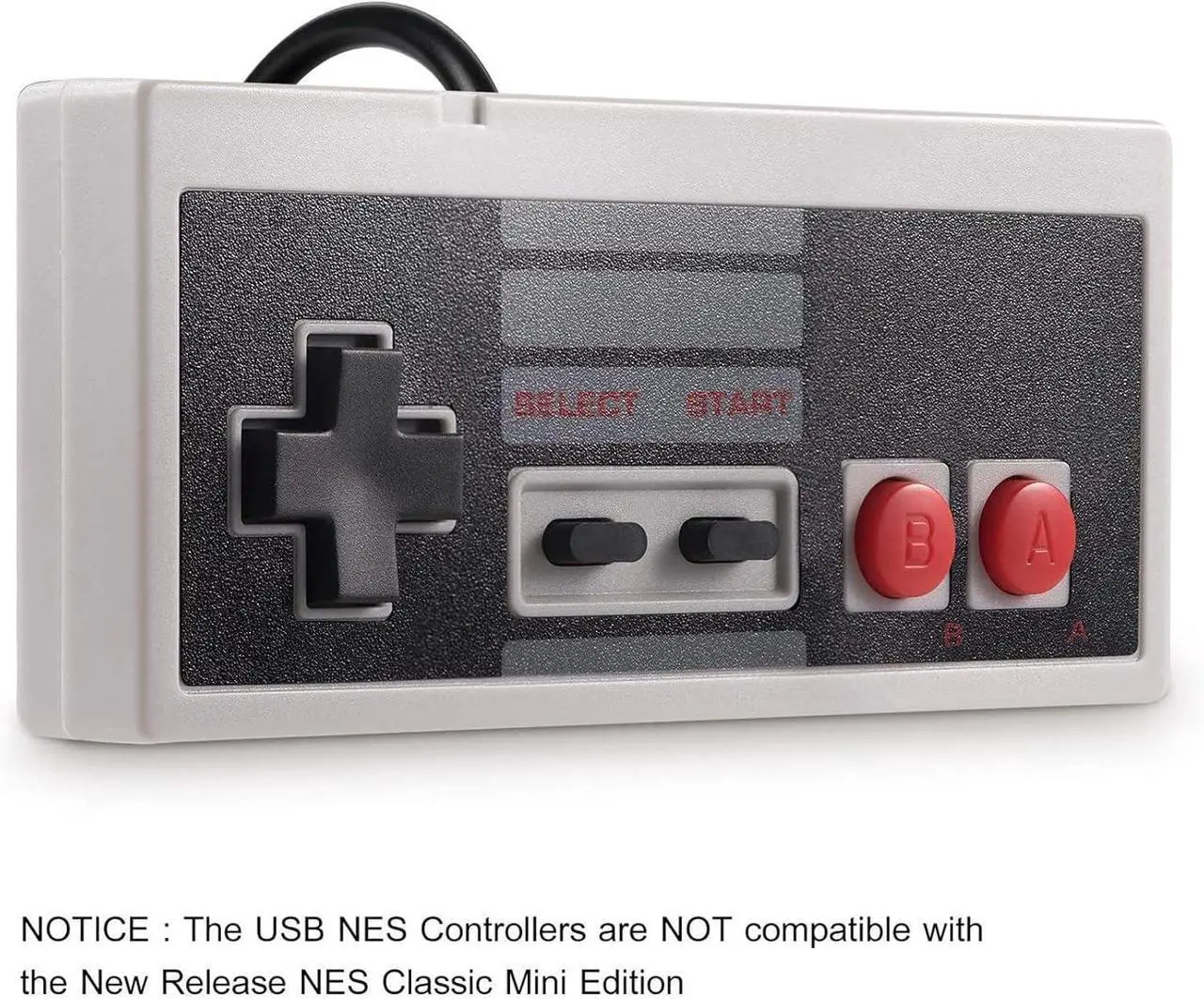 Alt view image 5 of 7 - 2 Pack USB Gamepad Controller for NES Emulators,Plug-and-Play NES-style Game Controller for PC Mac Raspberry Pi,Wired Retro Joystick for Emulators