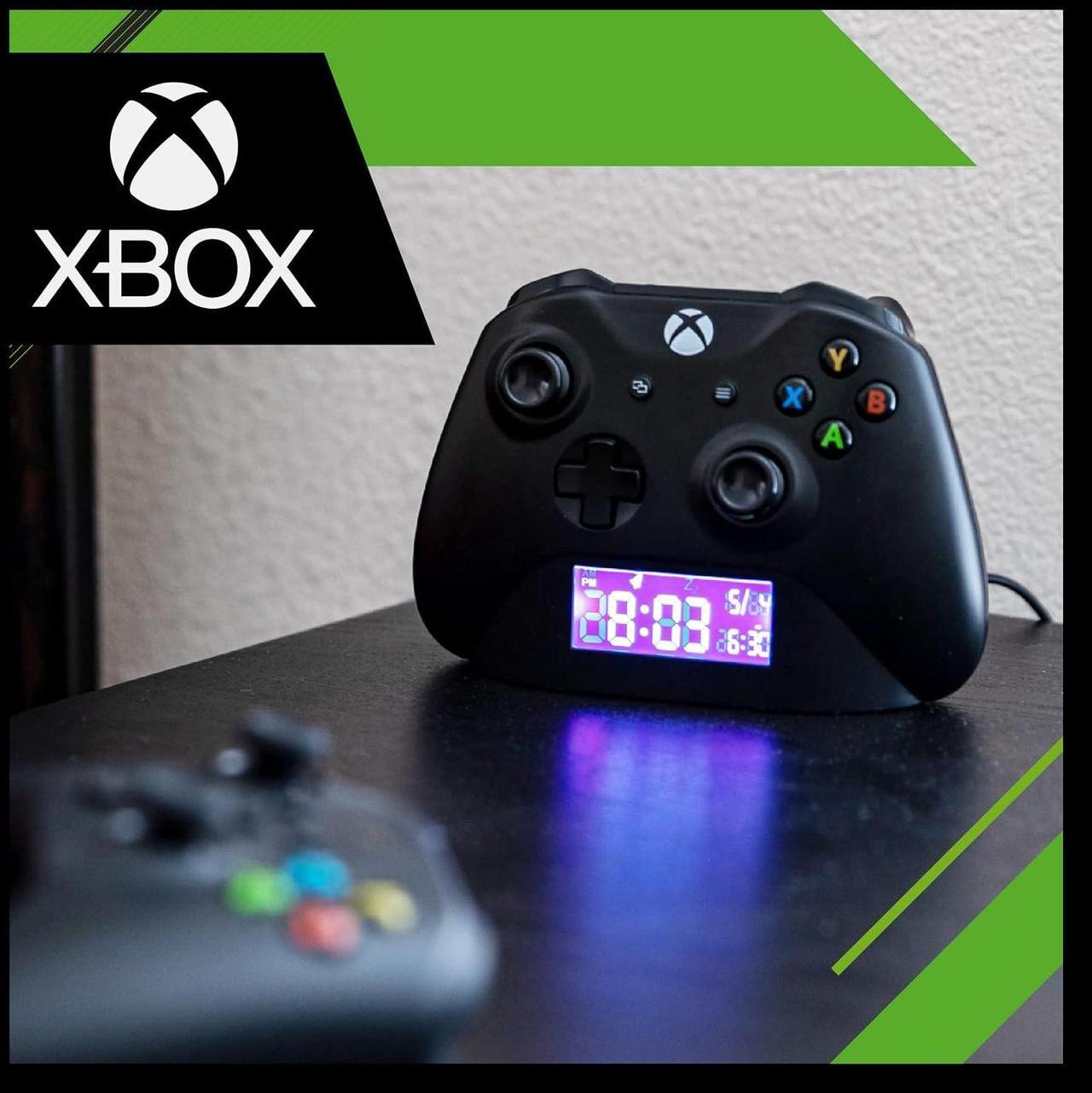 Alt view image 5 of 5 - Paladone Xbox Controller Digital Alarm Clock, Officially Licensed Xbox Merchandise Gift and Decor for Gamers - Black