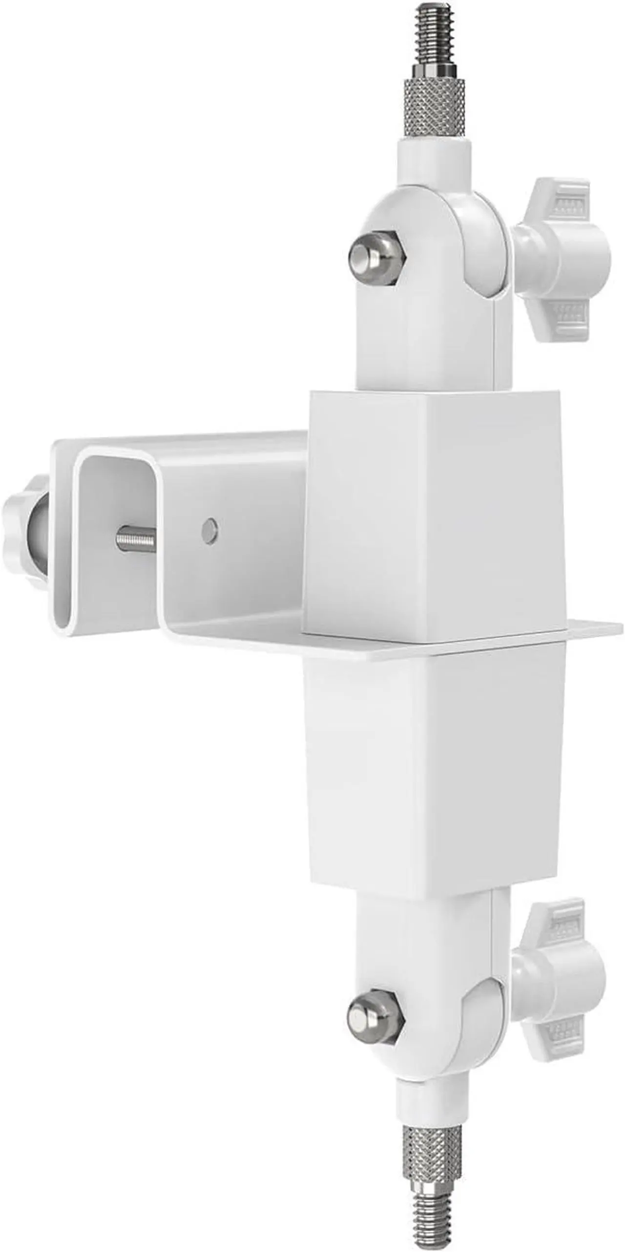 Main image of Holicfun 2-in-1 Security Camera and Solar Panel Gutter Mount for Ring, Eufy, Arlo, Wyze Solar Panels and Cams - White
